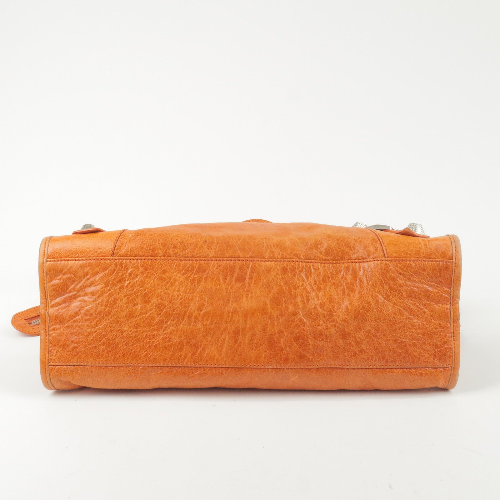 Leather - Hand - Orange - 173084 – dct - BALENCIAGA - Fossil Kier