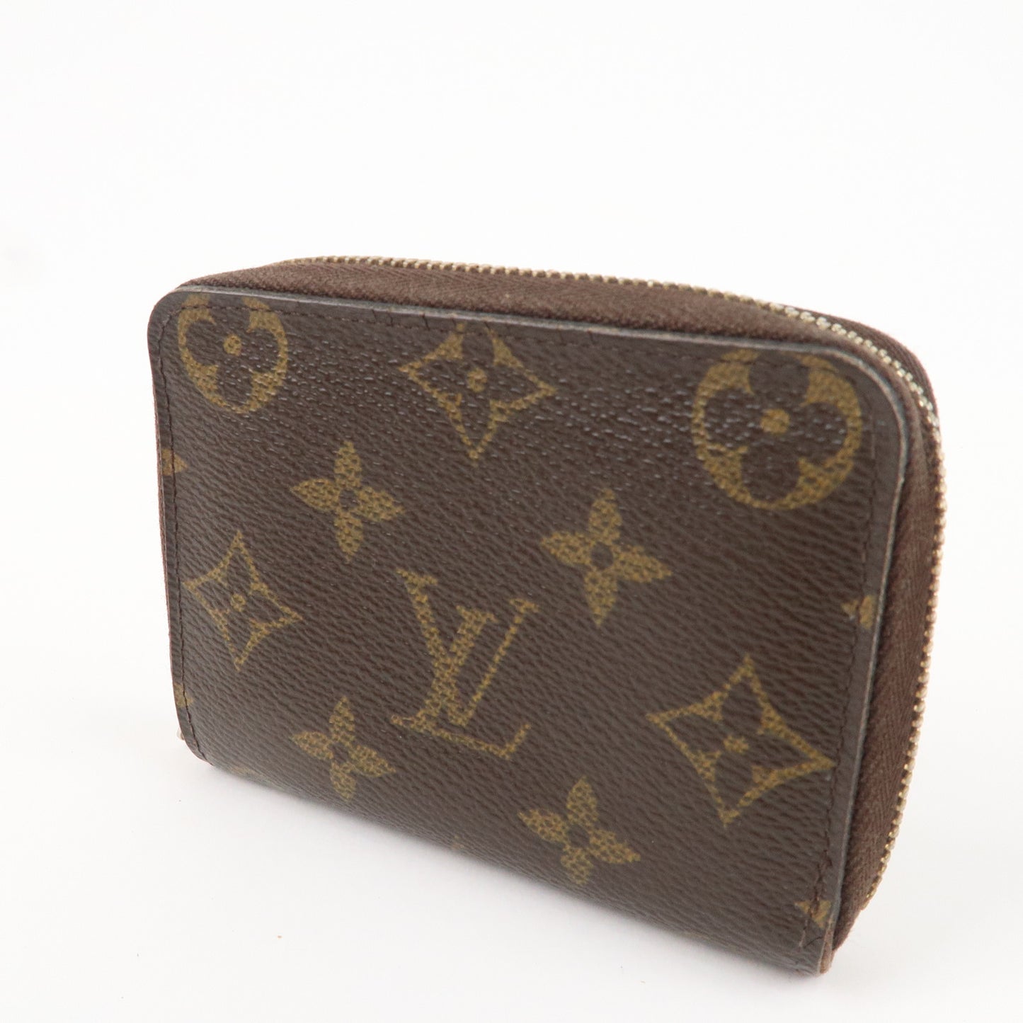 Louis Vuitton LV Zippy Wallet M60067 Zippy Coin Purse Browns Monogram Japan  Used