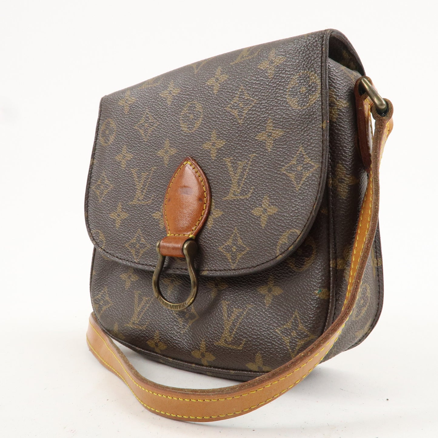 Louis Vuitton Monogram Saint Cloud MM Shoulder Bag Brown M51243