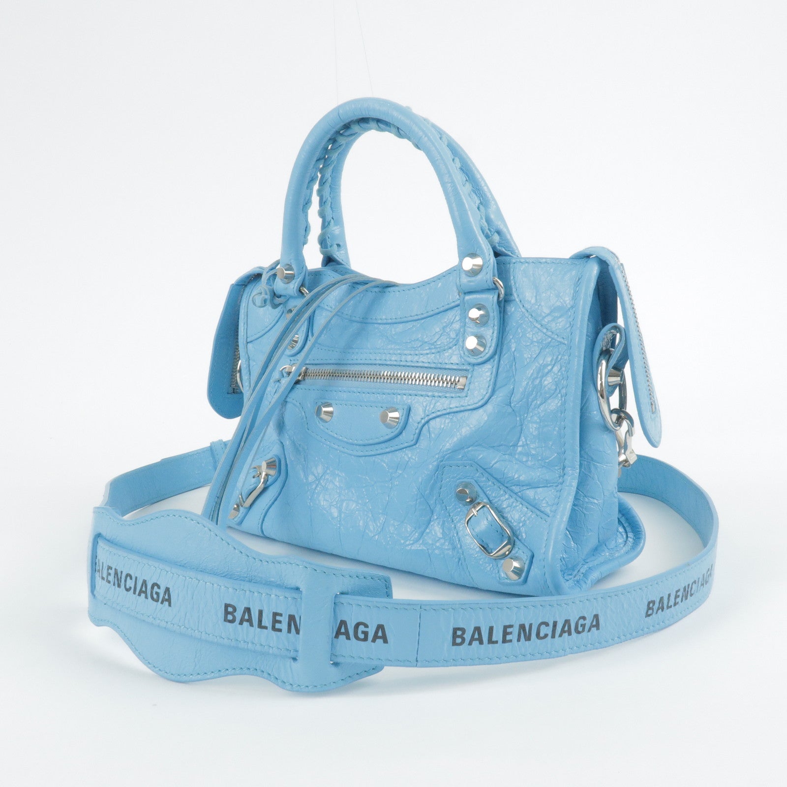 Casablanca Jeanne mini bag - Blue
