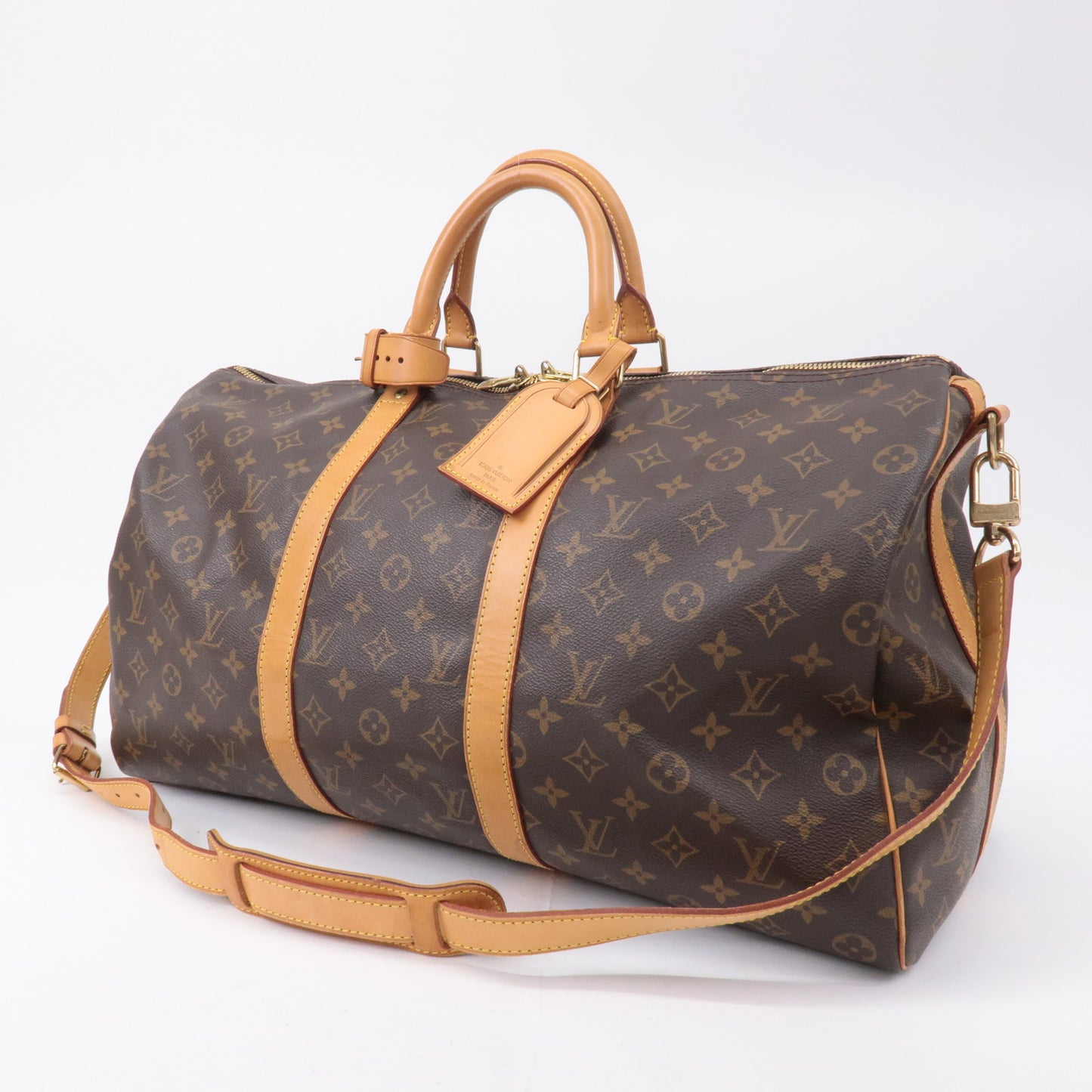 Louis-Vuitton-Monogram-Keep-All-50-Boston-Bag-Strap-M41416