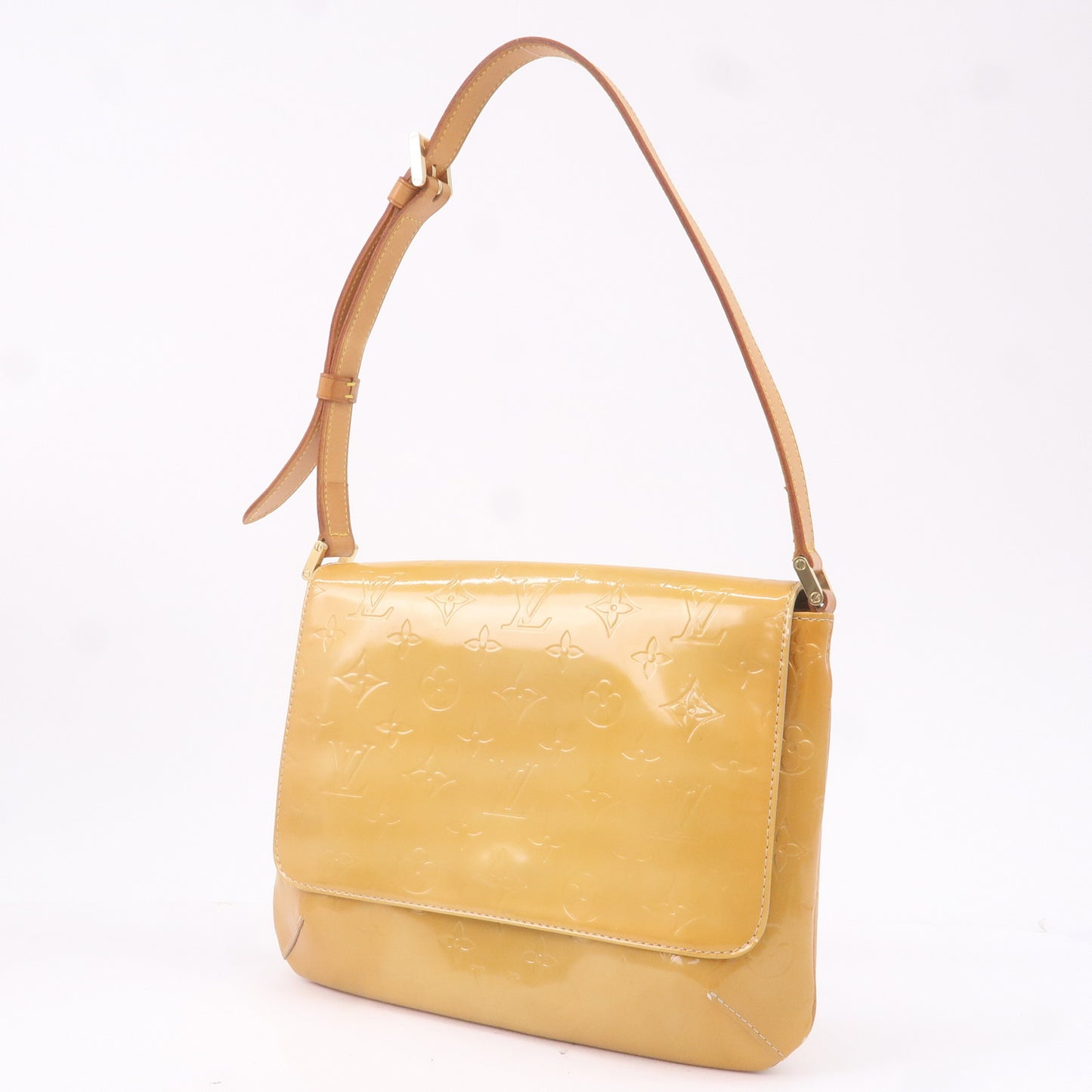 Louis Vuitton Thompson Street Women's Shoulder Bag M91008 Vernis Beige