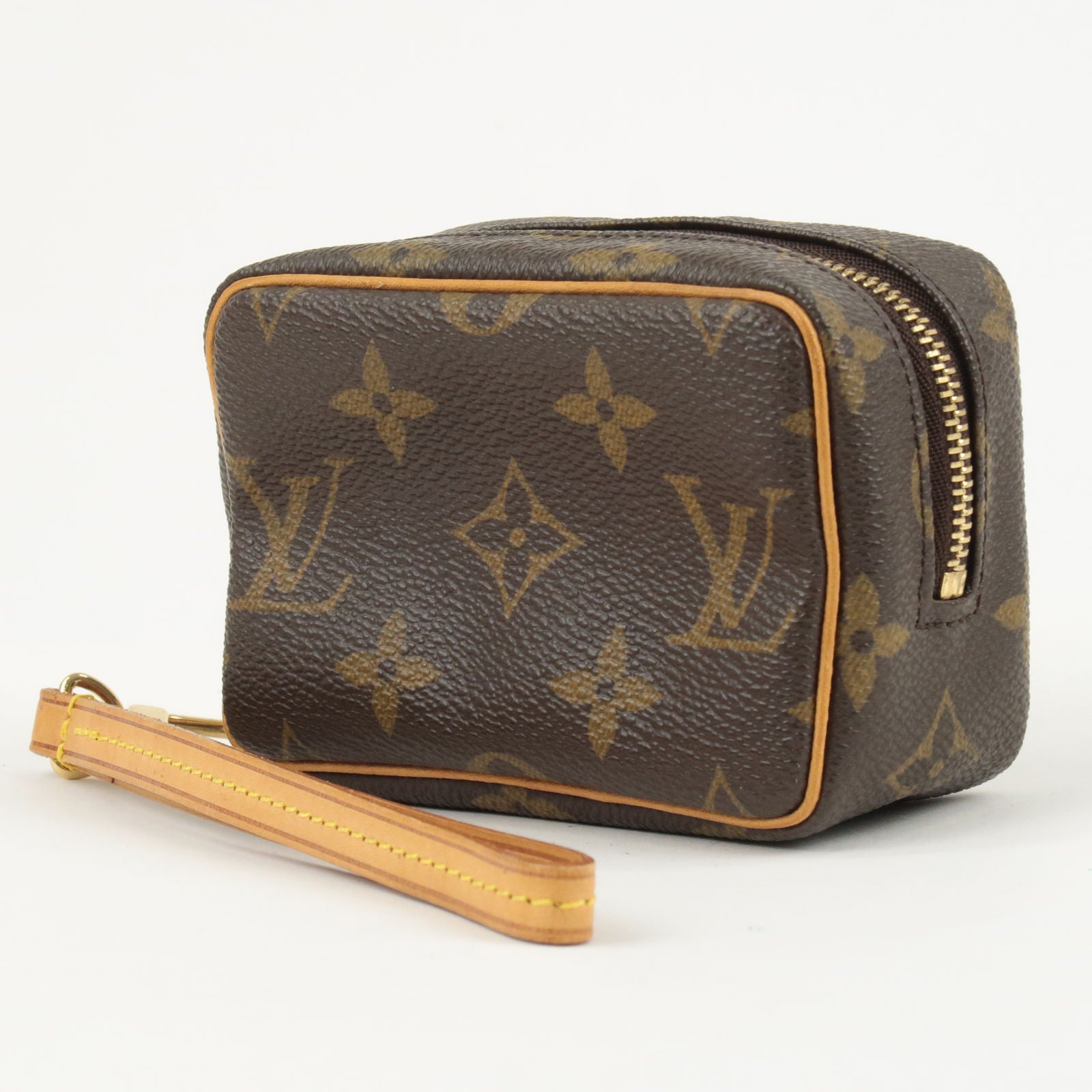 coin card holder leather small bag Louis Vuitton x Nigo White in