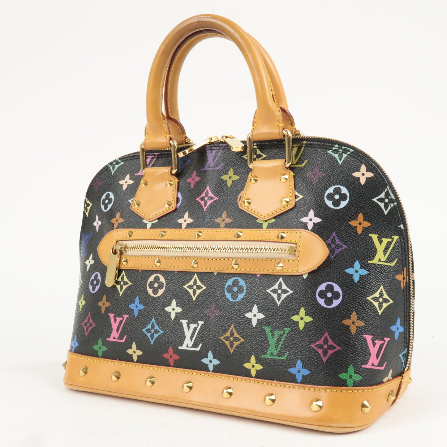 Louis-Vuitton-Monogram-Murakami-Multi-Color-Alma-Bag-Noir-M92646