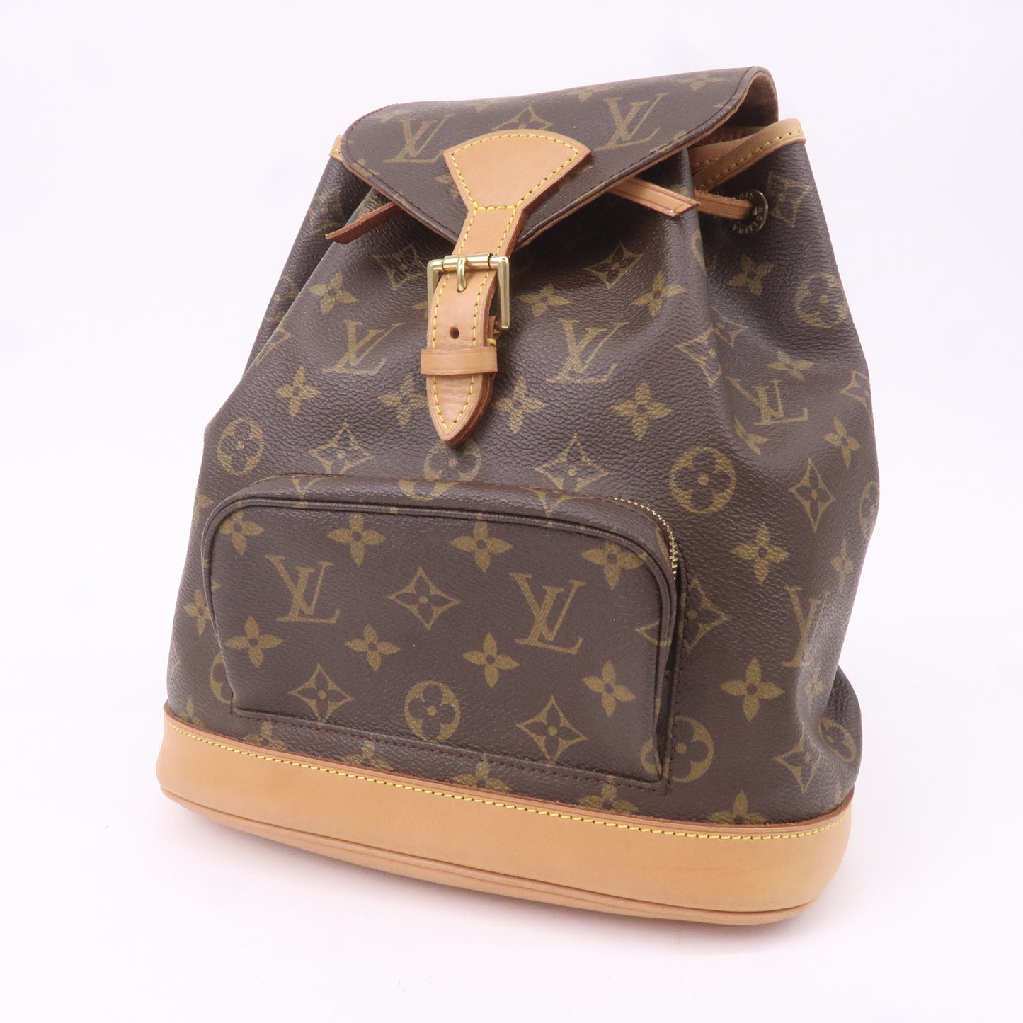 Louis Vuitton Monogram Montsouris MM Back Pack Brown M51136