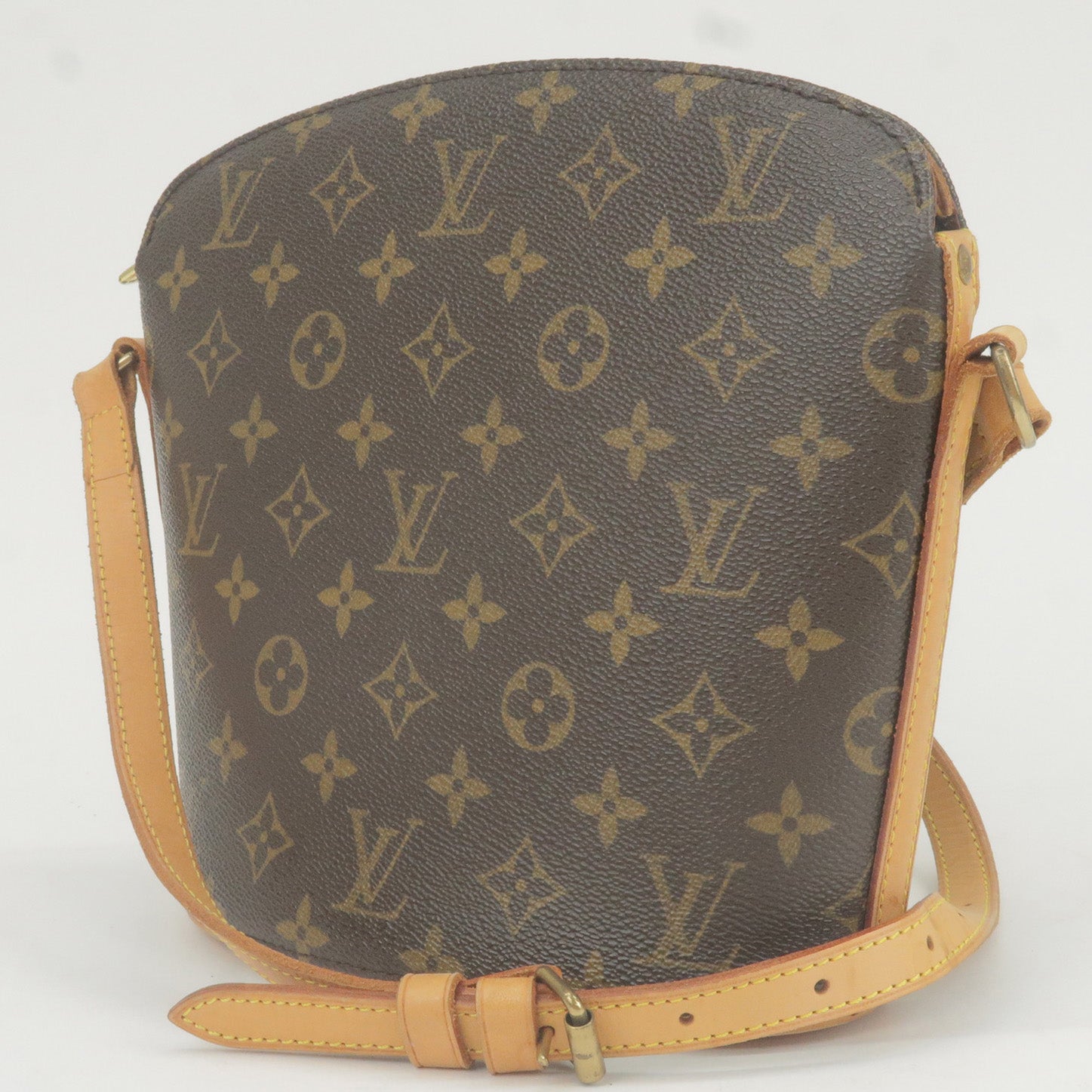 LOUIS VUITTON Drouot Used Shoulder Bag Monogram M51290 France Vintage #BP317