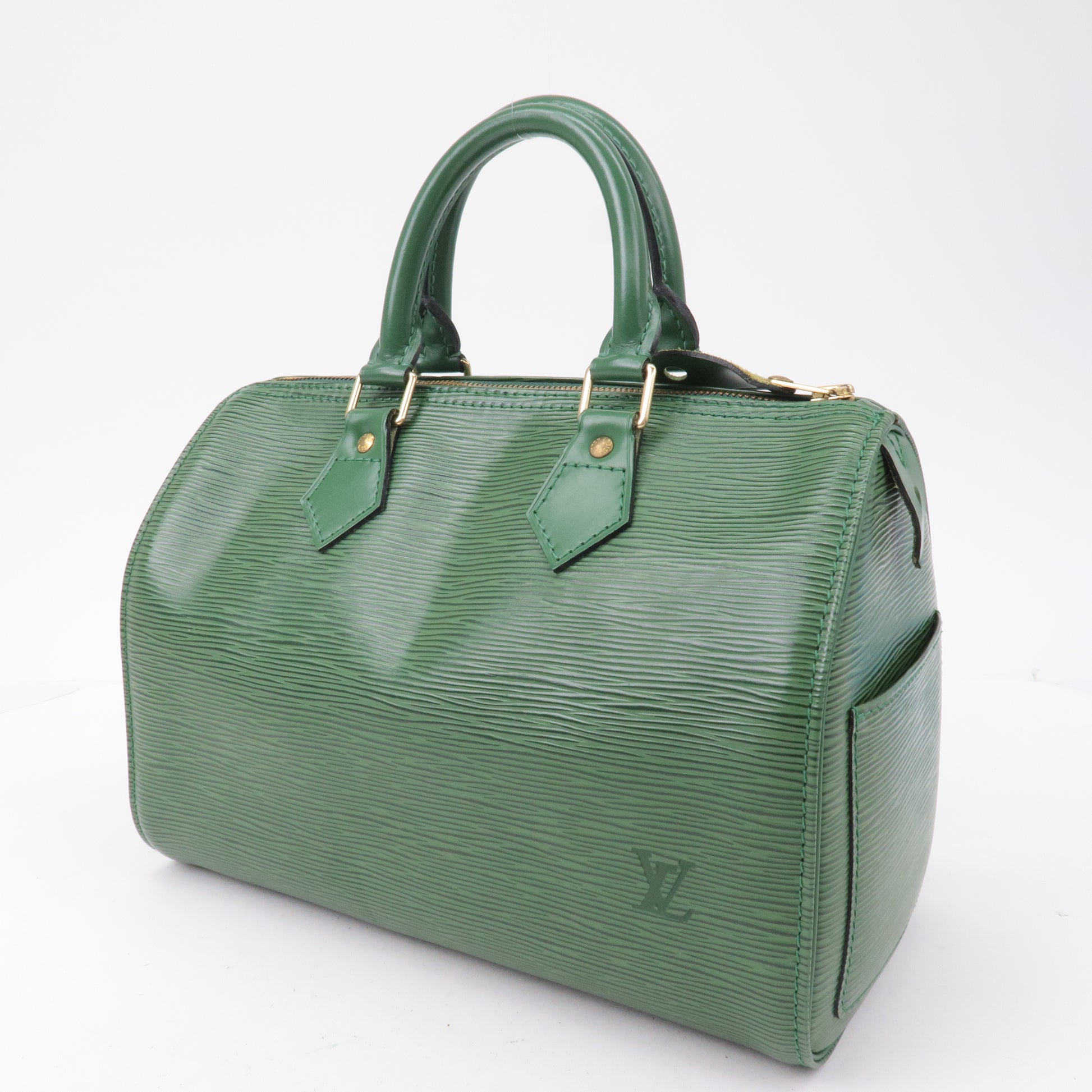 Louis Vuitton Borneo Green Epi Leather Speedy 25 Boston PM