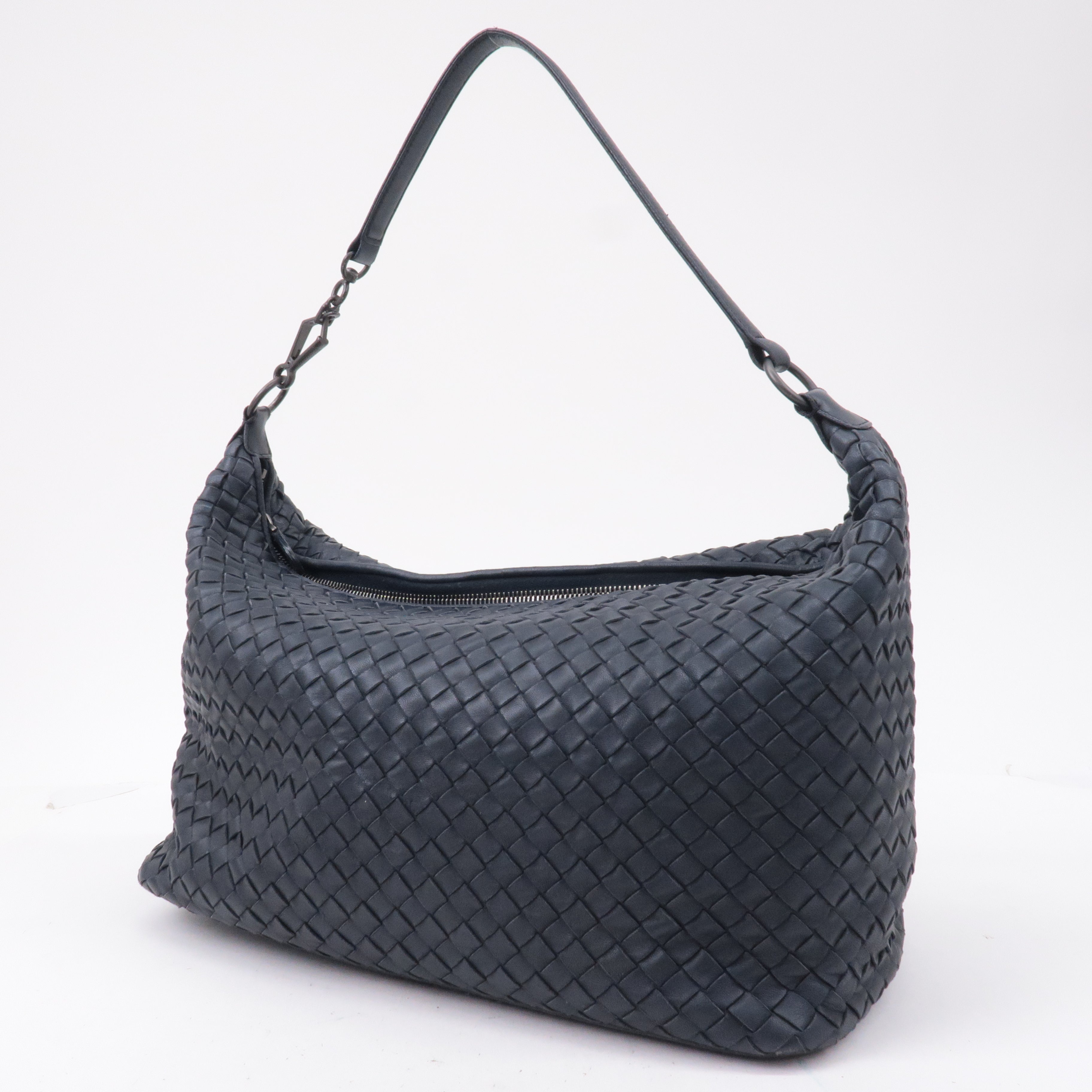 ショルダーバッグ・ポシェット BOTTEGA VENETA INTRECCIATO NAPPA MINI SHOULDER BAG Black Loop mini intrecciato leather shoulder bag | BOTTEGA