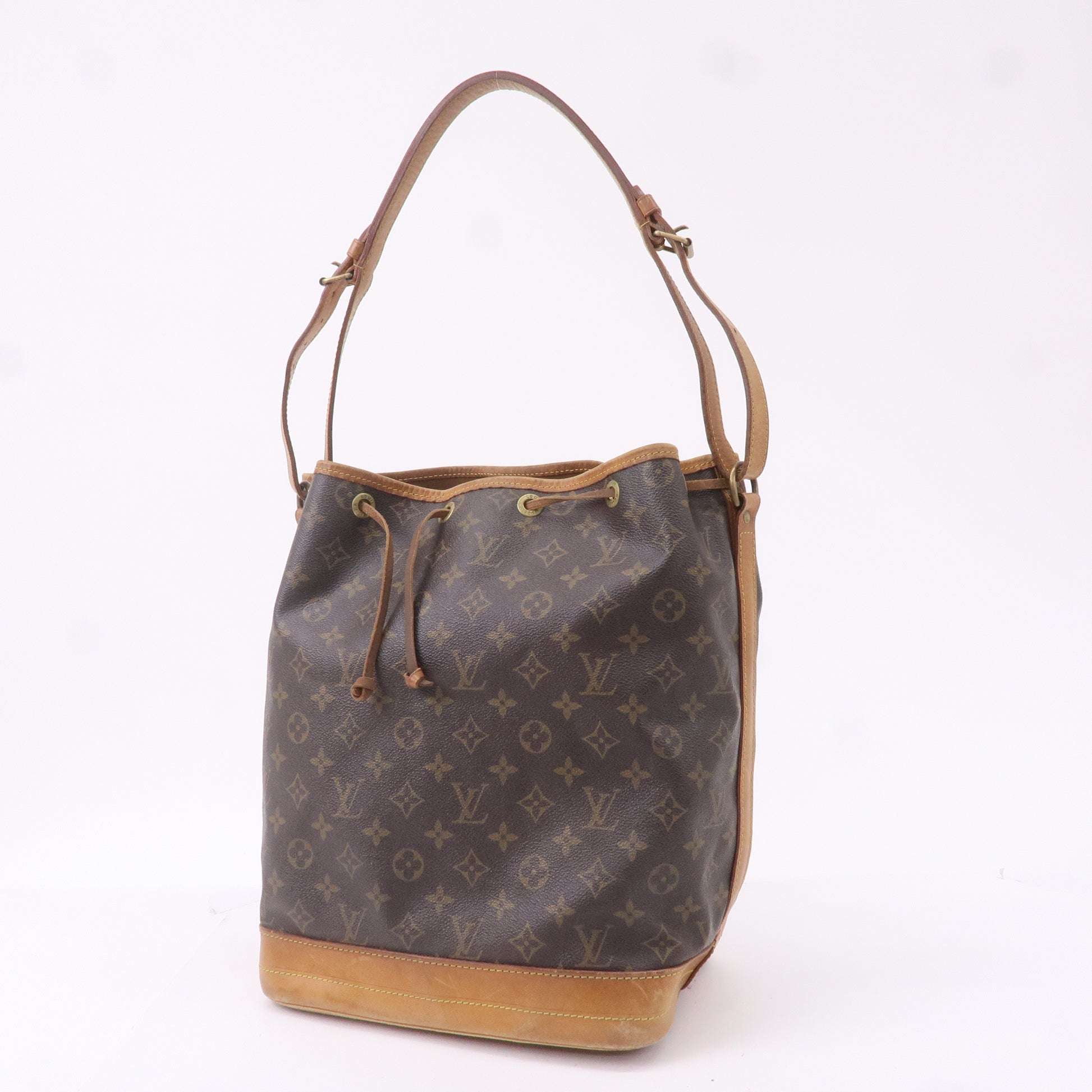 Louis-Vuitton-Monogram-Noe-Shoulder-Bag-Hand-Bag-Brown-M42224