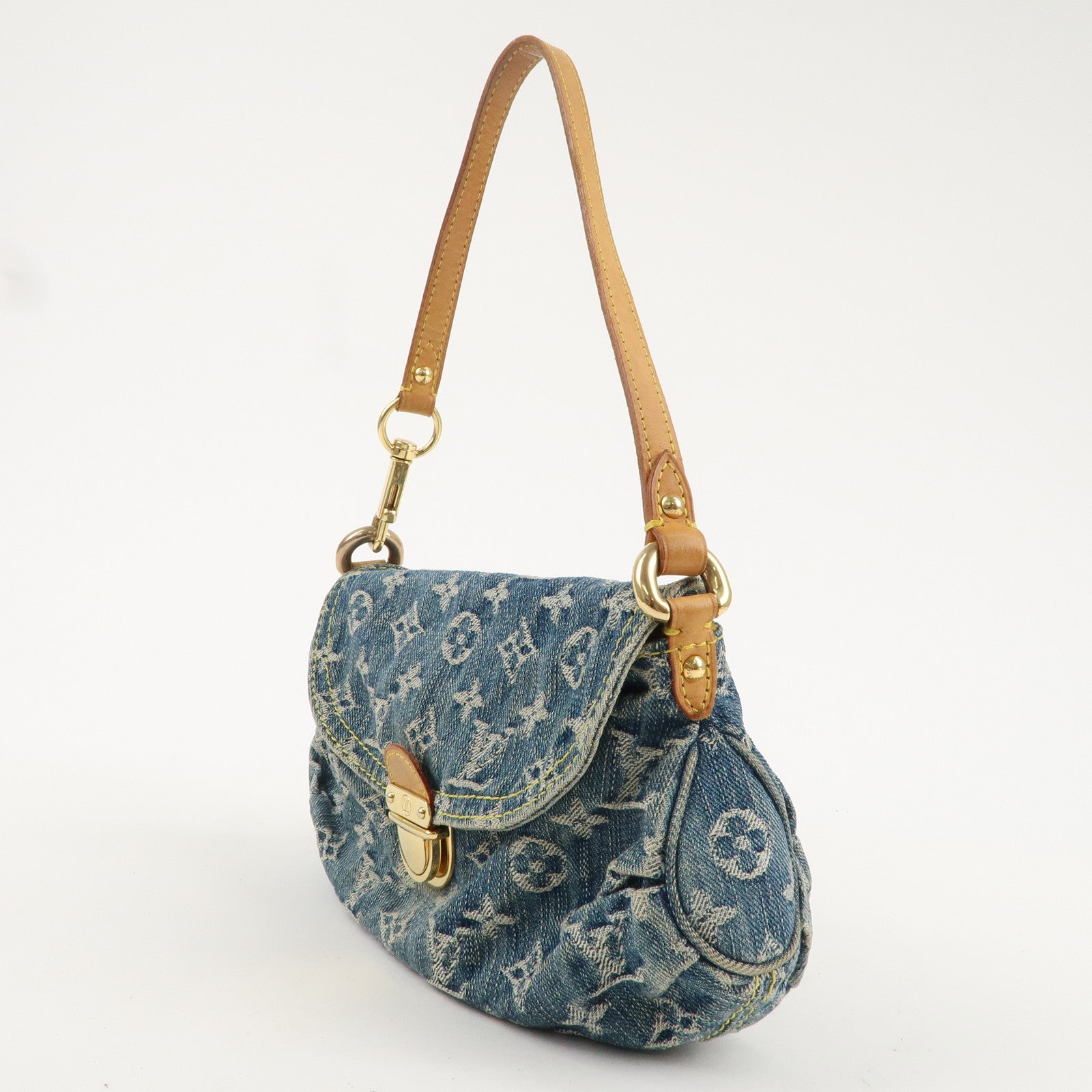 Lv denim pleaty discount bag