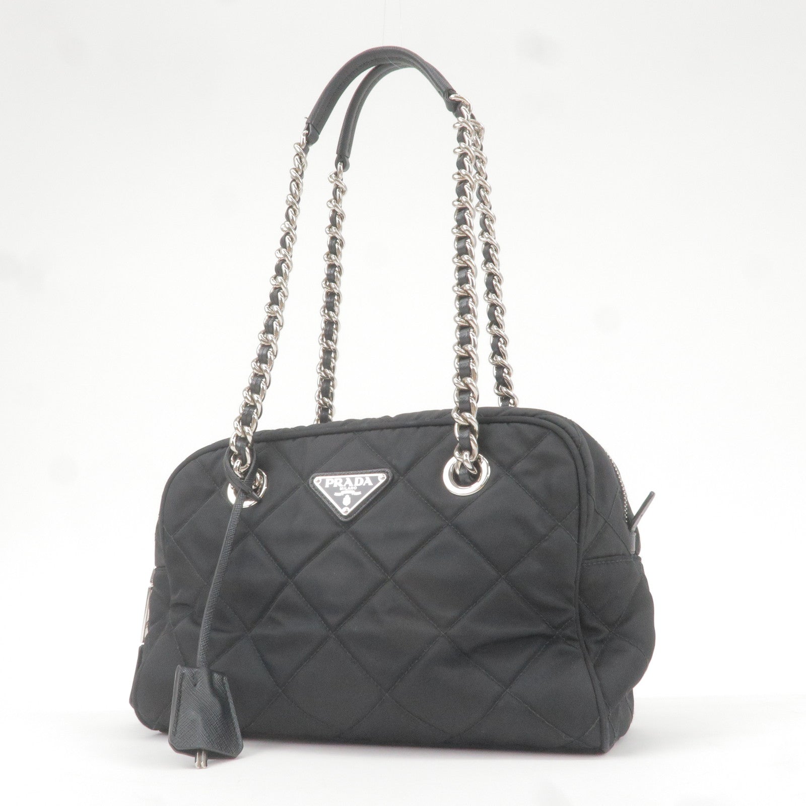 Prada nylon outlet quilted bag