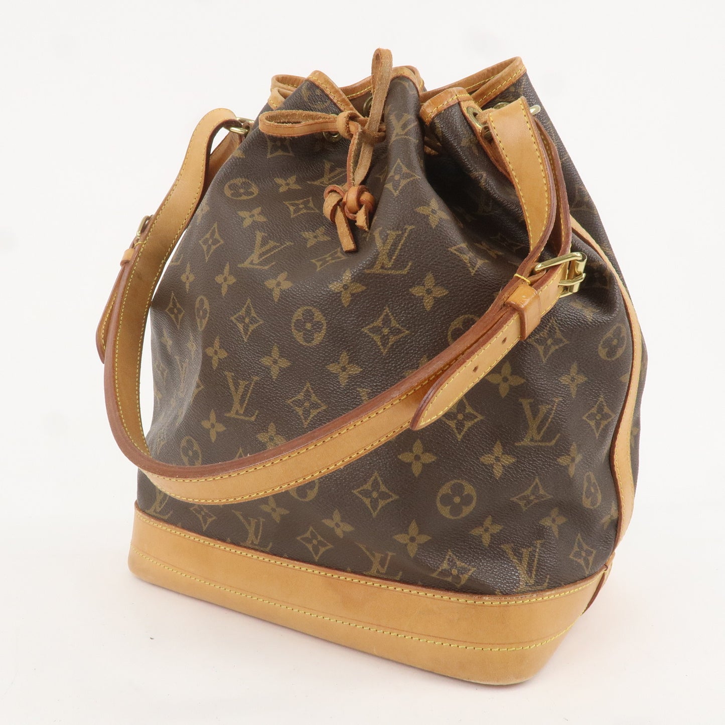 Louis Vuitton Monogram Noe Shoulder Bag Brown M42224