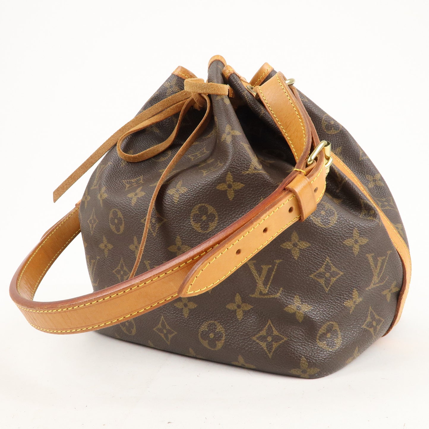 Authentic Louis Vuitton Monogram Petit Noe Shoulder Bag M42226 LV  G1003CJ410