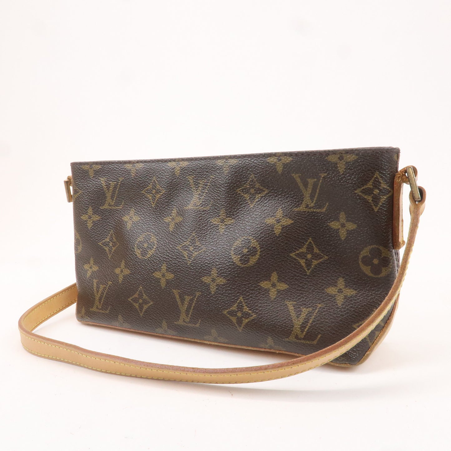 Louis Vuitton Monogram Trotteur Shoulder Bag Brown M51240