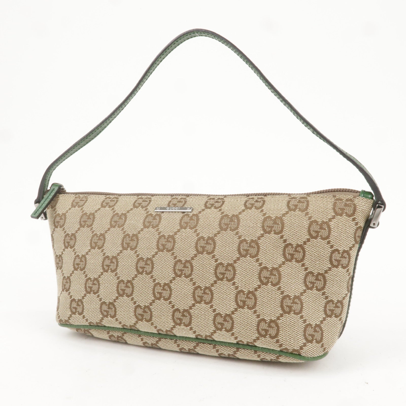 GUCCI-Boat-Bag-GG-Canvas-Leather-Hand-Bag-Beige-Green-07198 –  dct-ep_vintage luxury Store