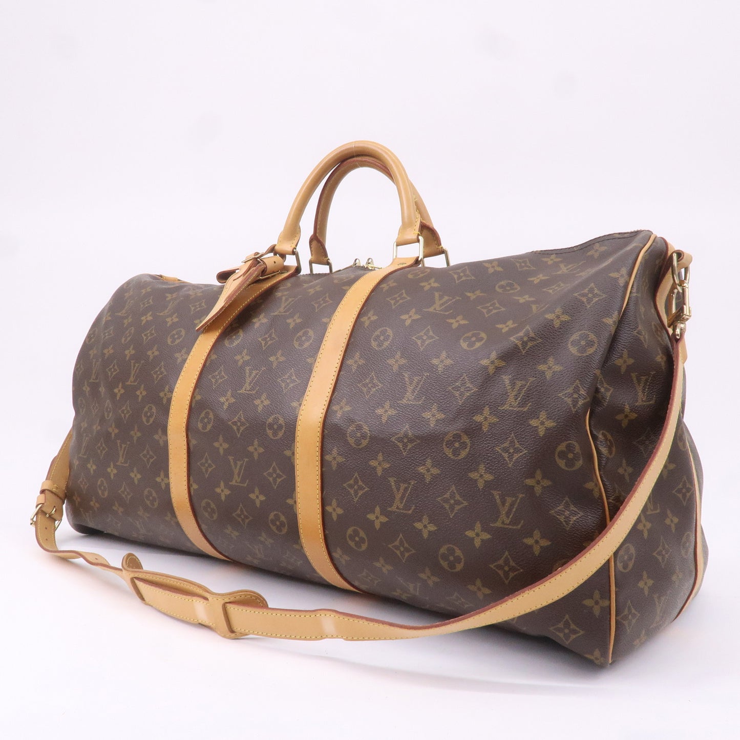 Louis Vuitton Monogram Keep All Bandouliere 60 Bag M41412