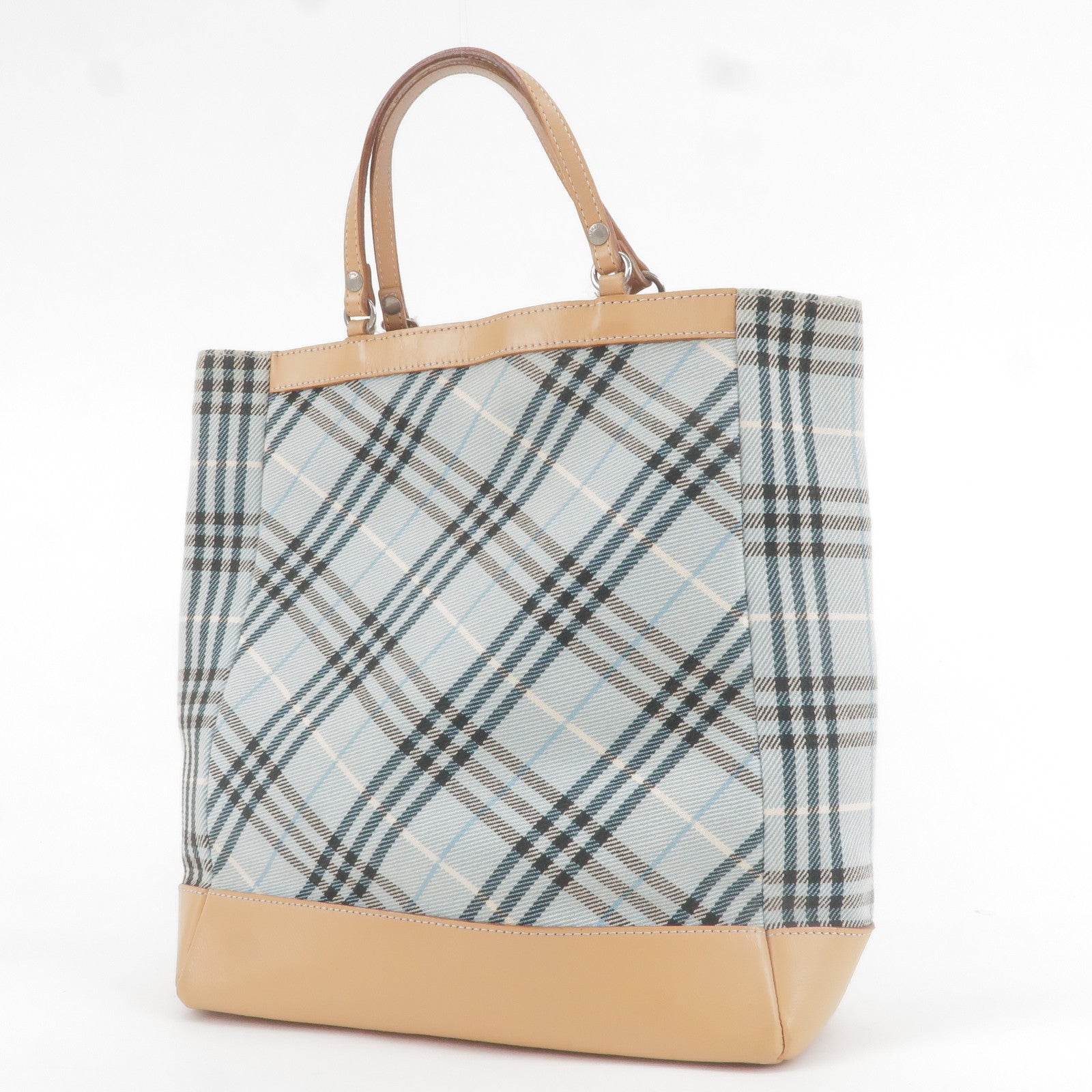 Plaid discount burberry bag