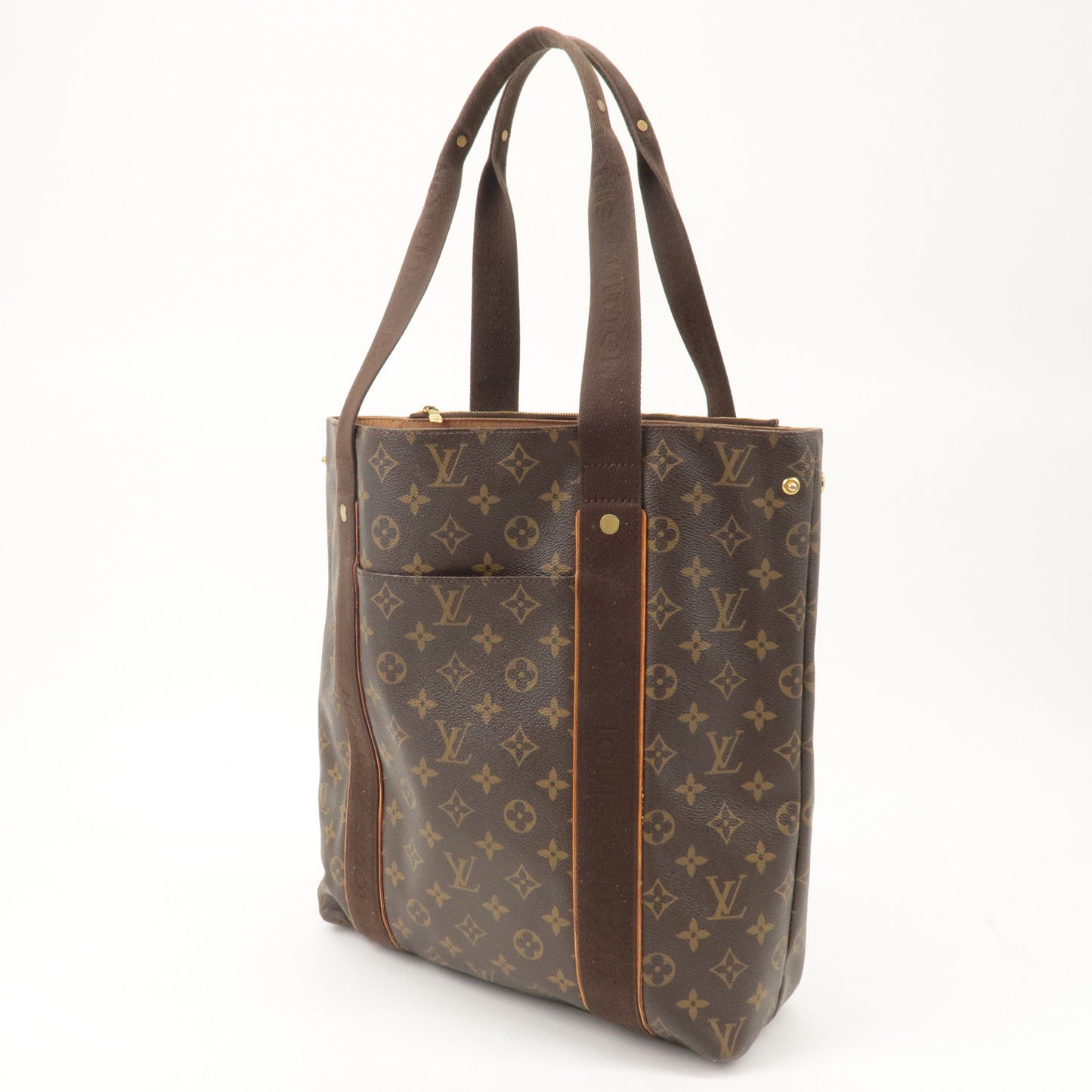 Louis Vuitton Monogram Cabas Beaubourg Tote Bag Brown M53013