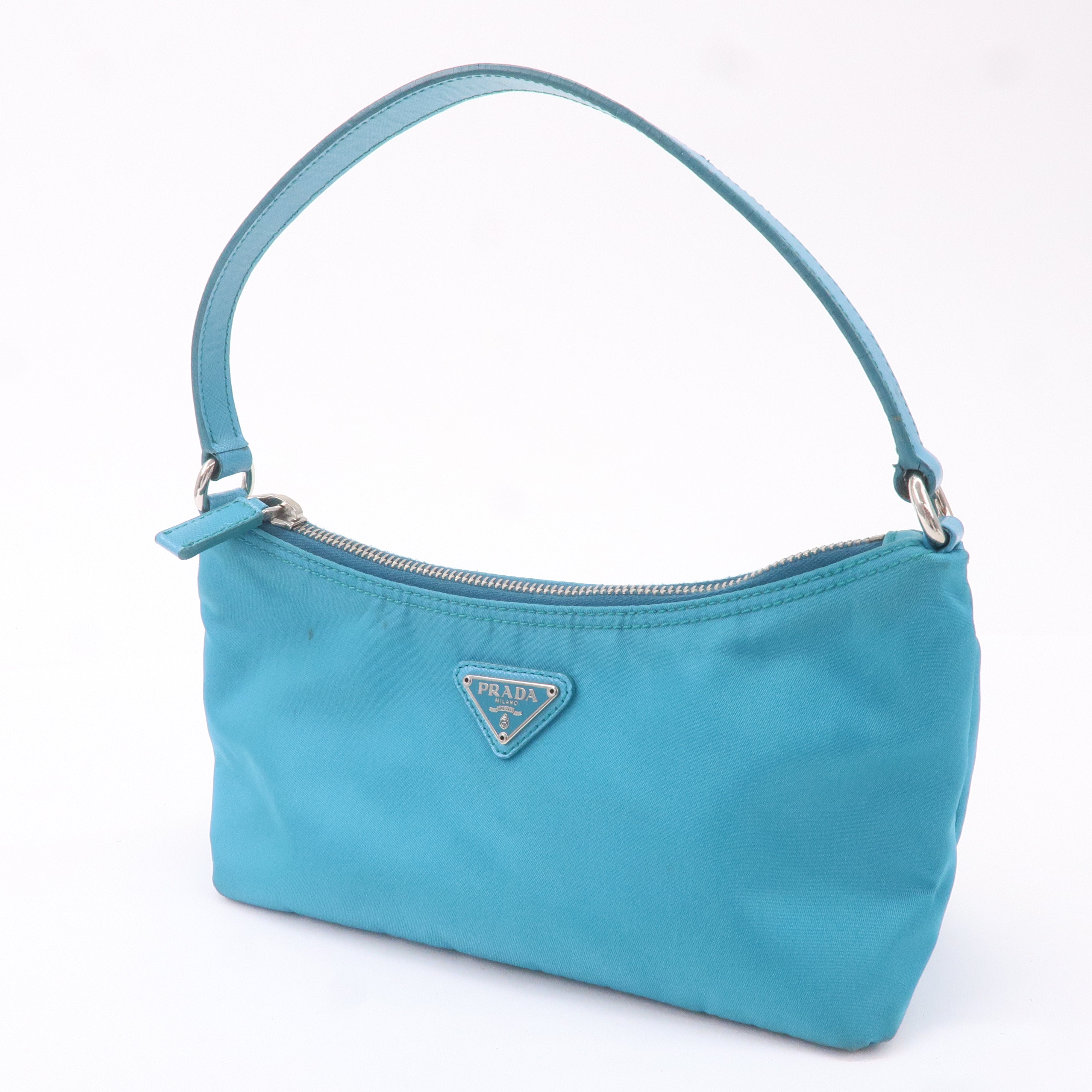 Prada milano bag discount blue