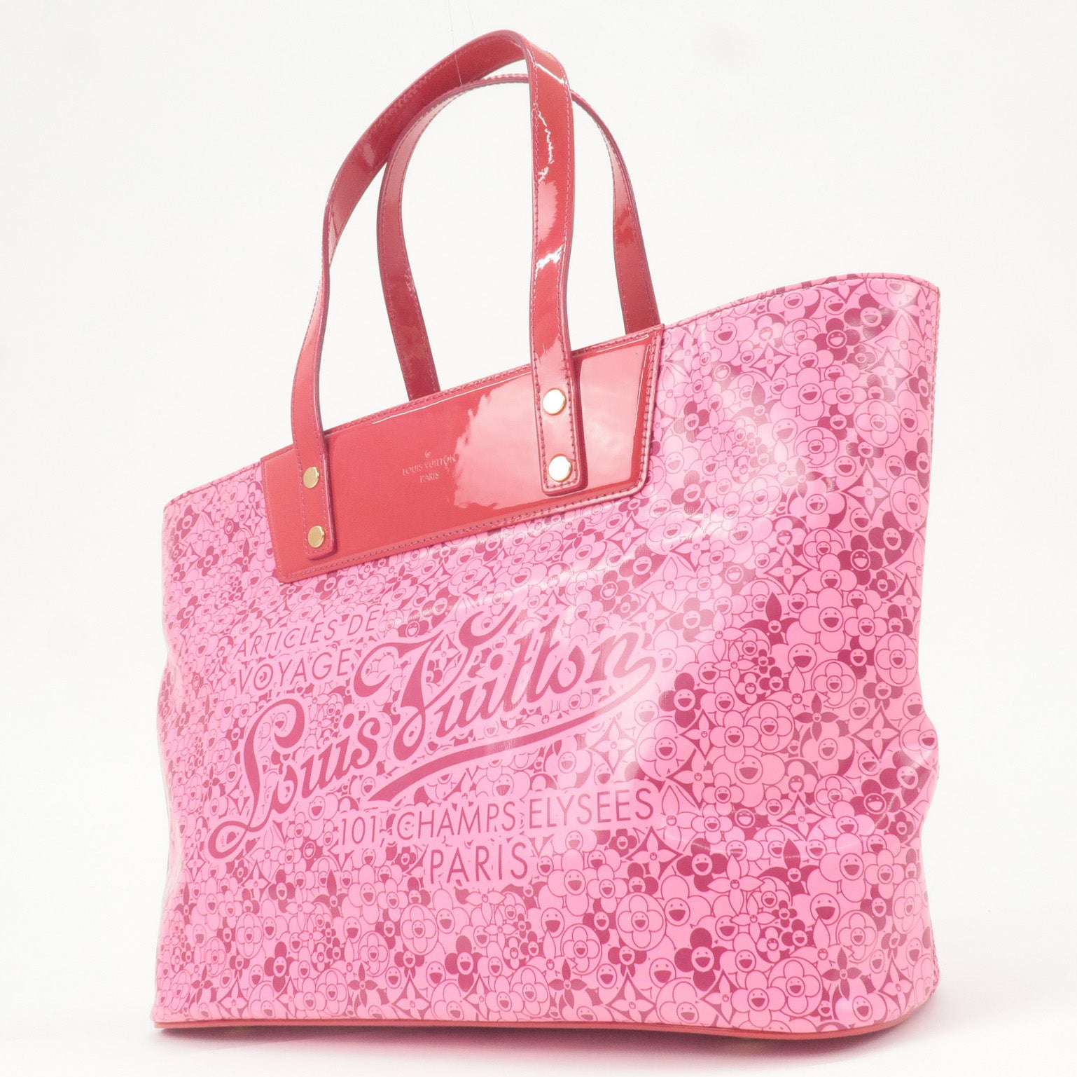 LOUIS VUITTON Cosmic Blossom PM Tote Bag Rose 702566