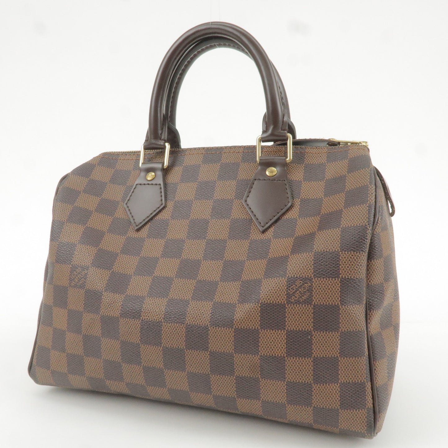 Louis Vuitton Damier Ebene Speedy 25 Boston Bag N41365