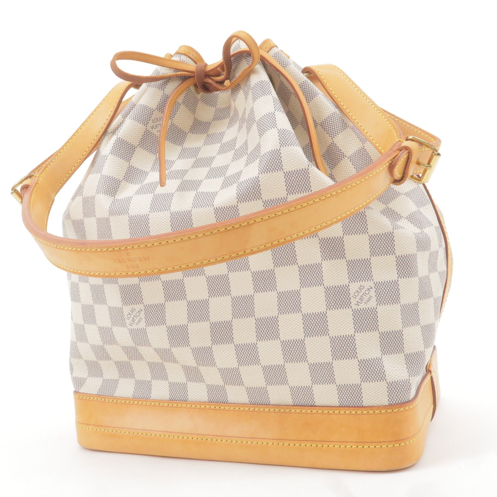 Louis Vuitton Damier Azur canvas 'Noe' Bucket Shoulder Bag