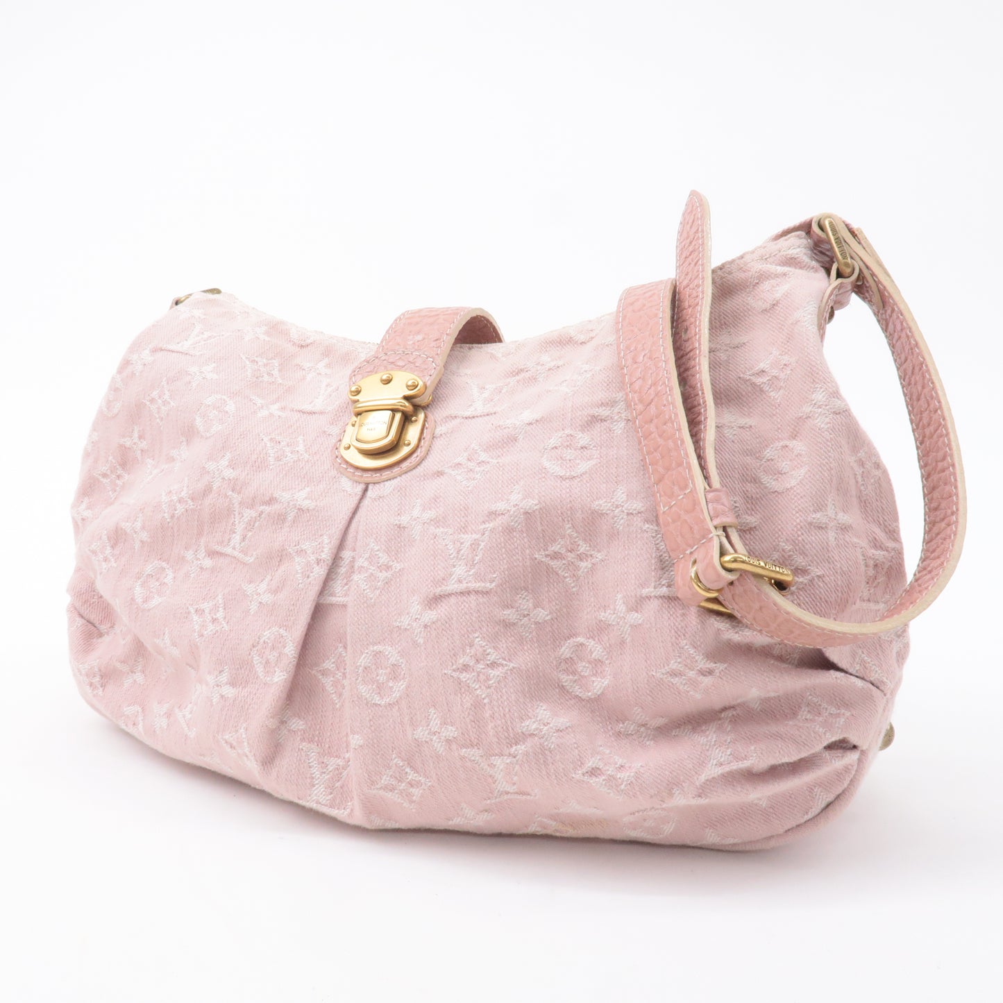 Louis Vuitton Monogram Denim Slightly Shoulder Bag Rose M95833