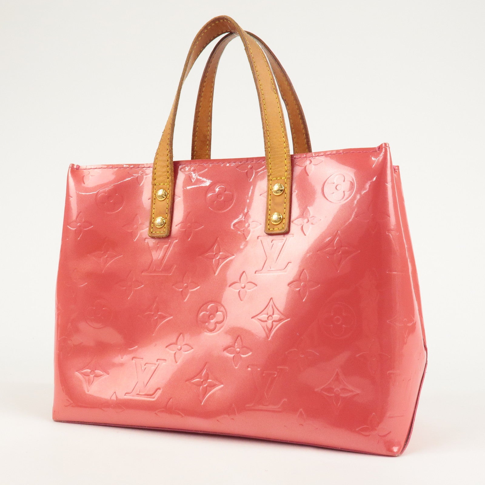 Louis-Vuitton Monogram Vernis Lead PM Hand Bag