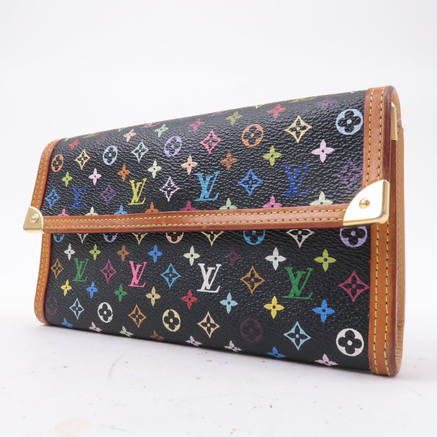 Louis Vuitton Multicolor Trifold International Wallet on Chain