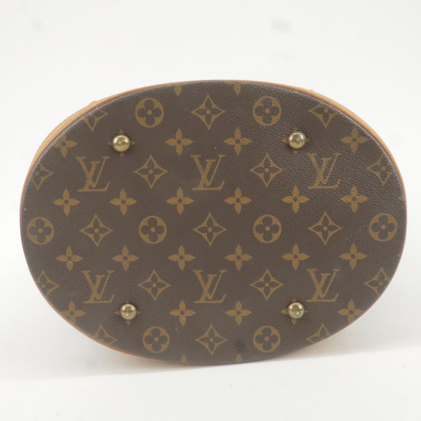 Louis Vuitton Monogram Bucket GM Shoulder Bag & Pouch M42236