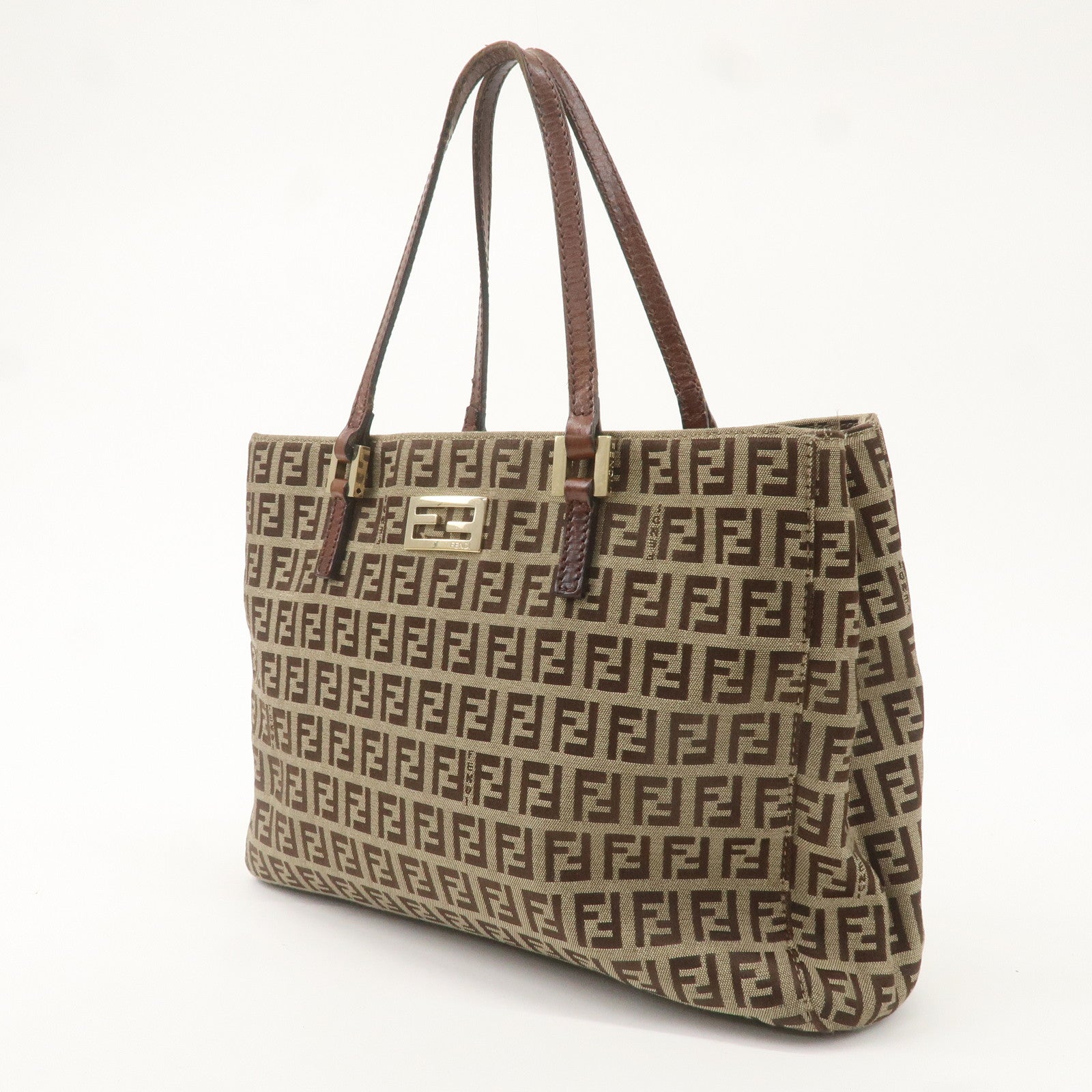 Canvas fendi discount tote