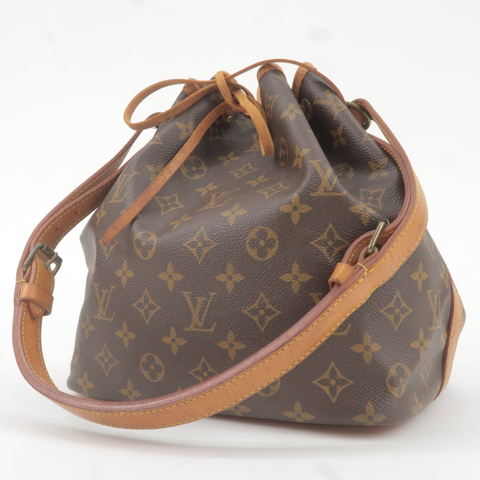 Shoulder - Petit - Monogram - Vuitton - Brown - Louis - Bag