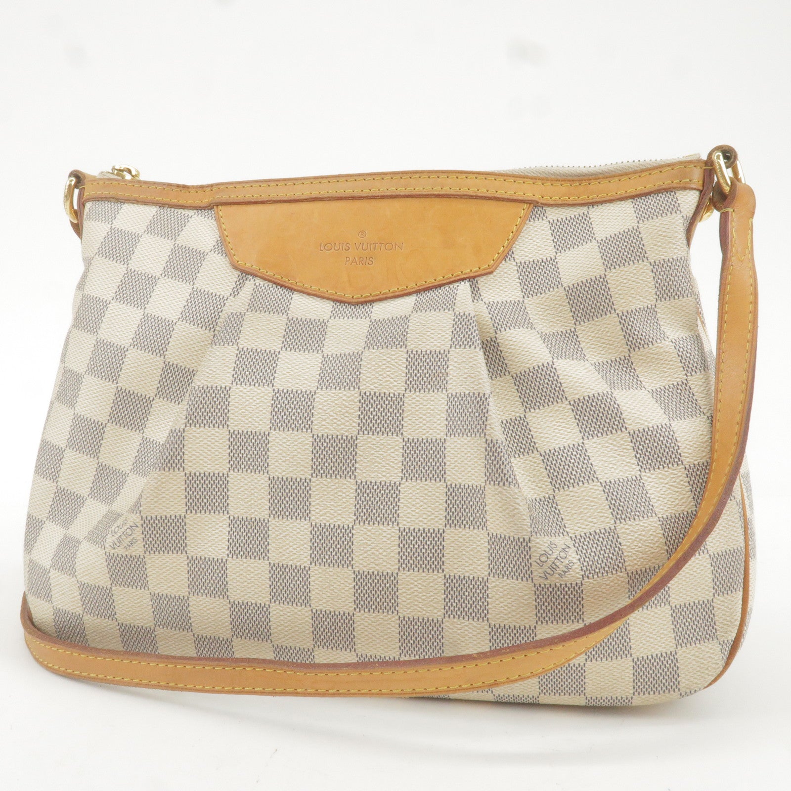 LOUIS VUITTON Louis Vuitton Damier Azur Siracusa PM Shoulder Bag N41113