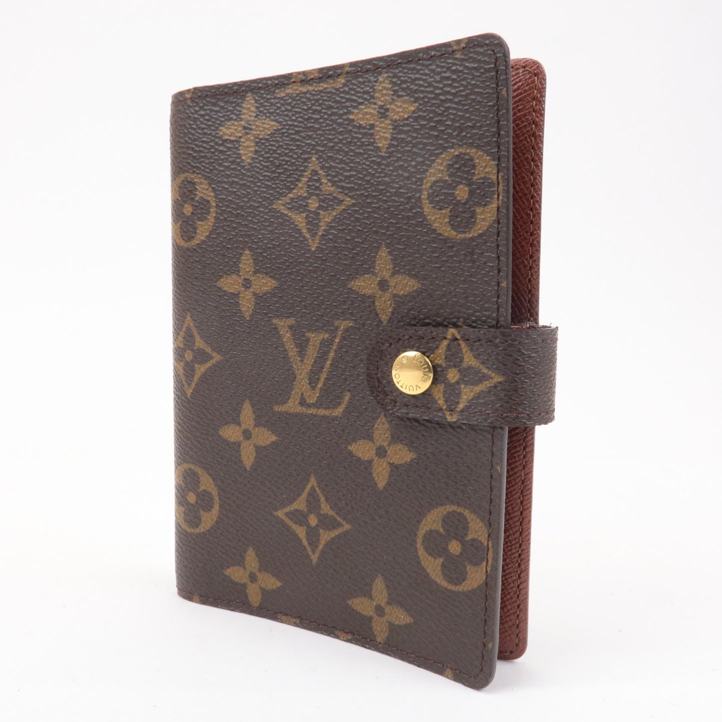 Louis Vuitton Monogram Agenda PM Planner Cover Brown R20005