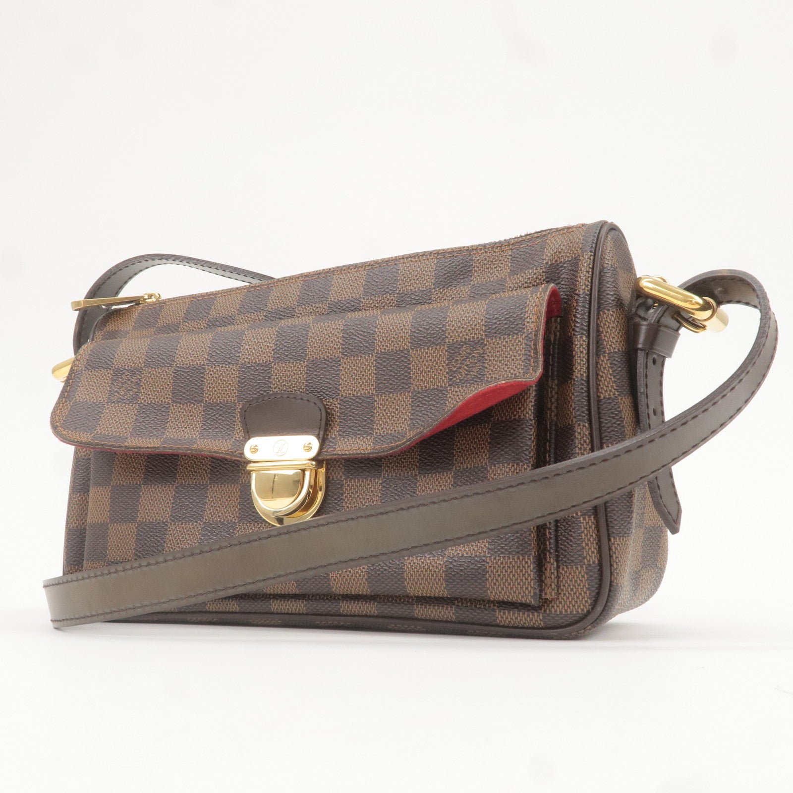 Authentic Louis Vuitton Damier Ravello GM Shoulder Cross Bag