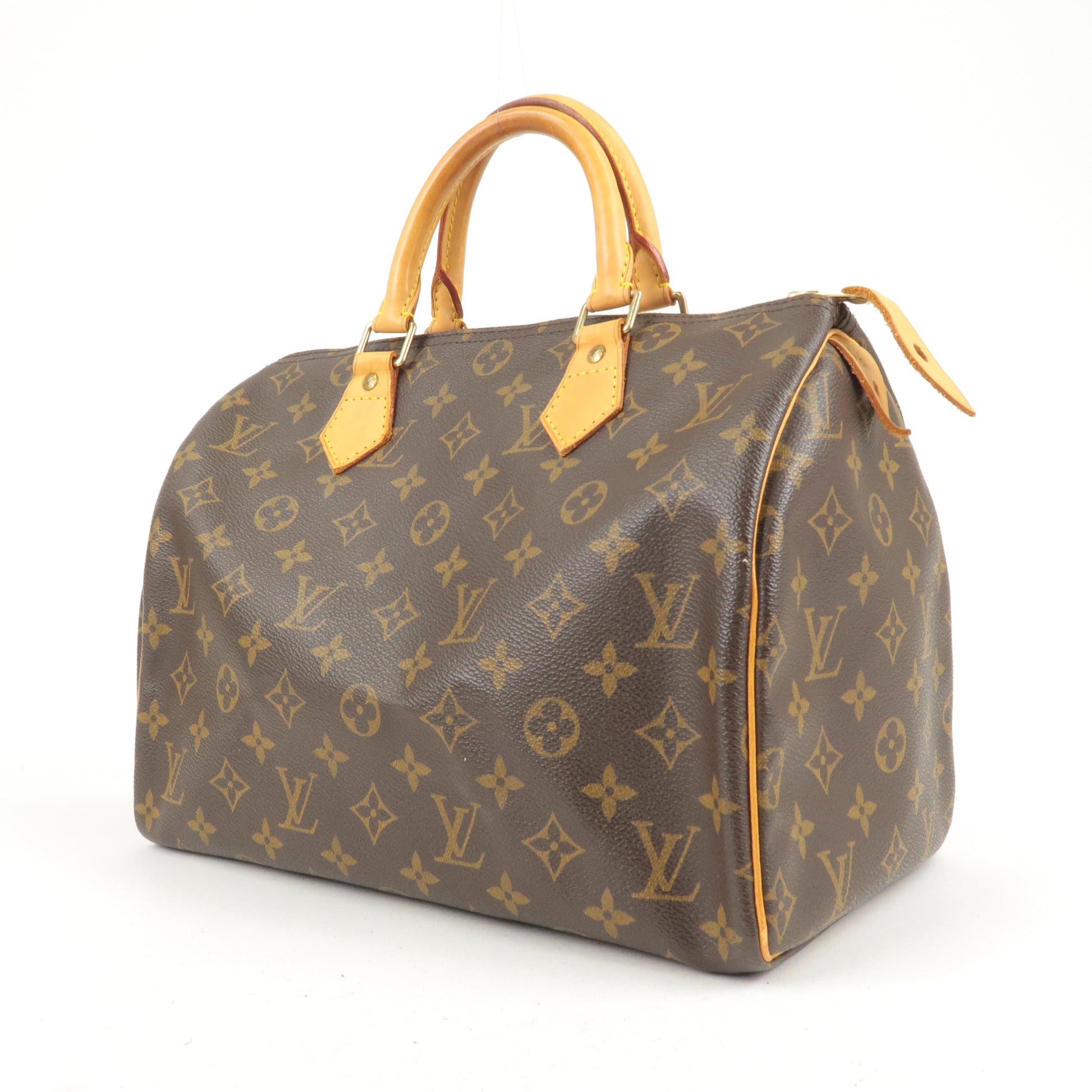 Handbag Speedy Louis Vuitton Wool for woman
