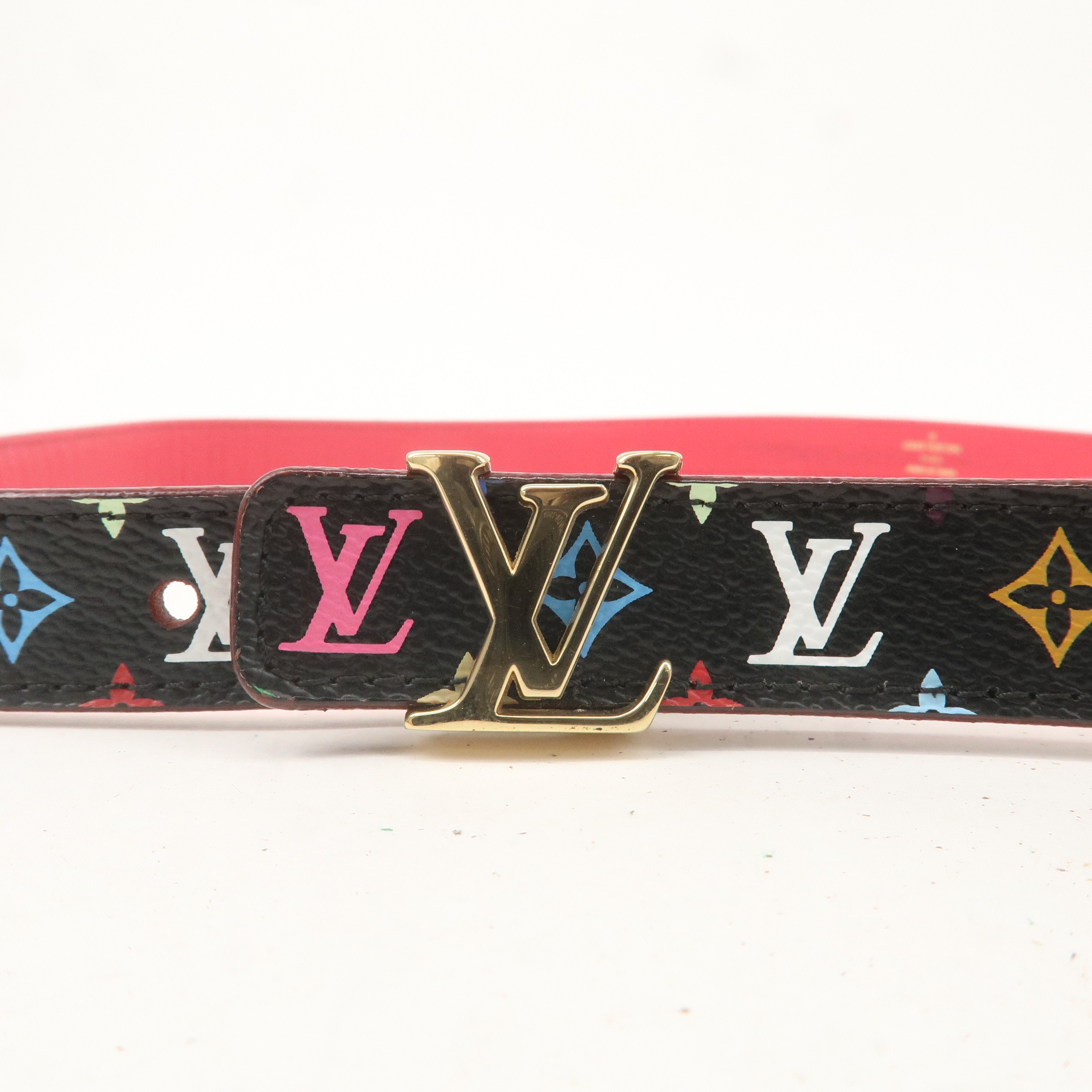 Louis-Vuitton-Monogram-Multicolor-Santule-LV-Initial-Belt-M9631V