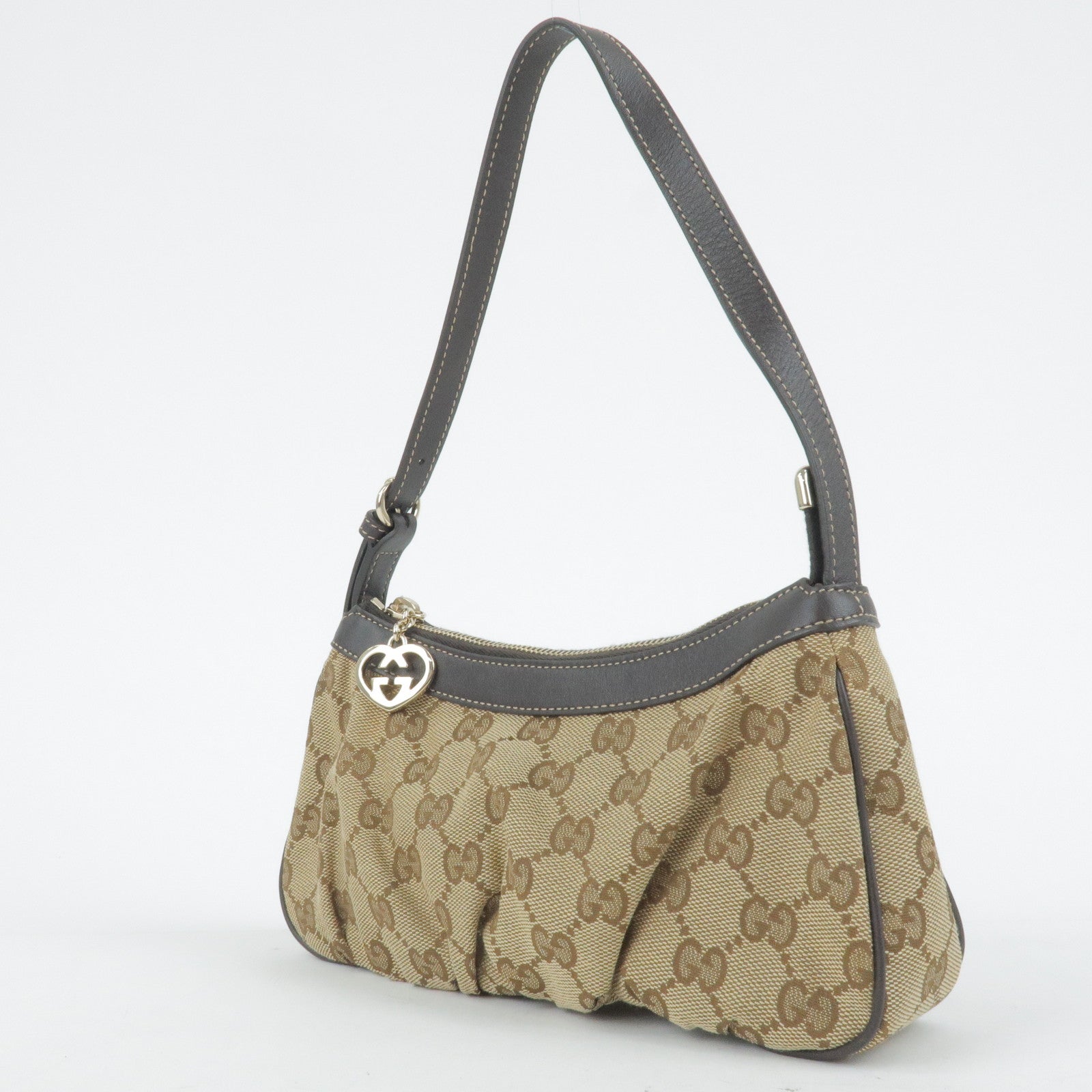 GUCCI-Lovely-GG-Canvas-Leather-Shoulder-Bag-Brown-245938 – dct 