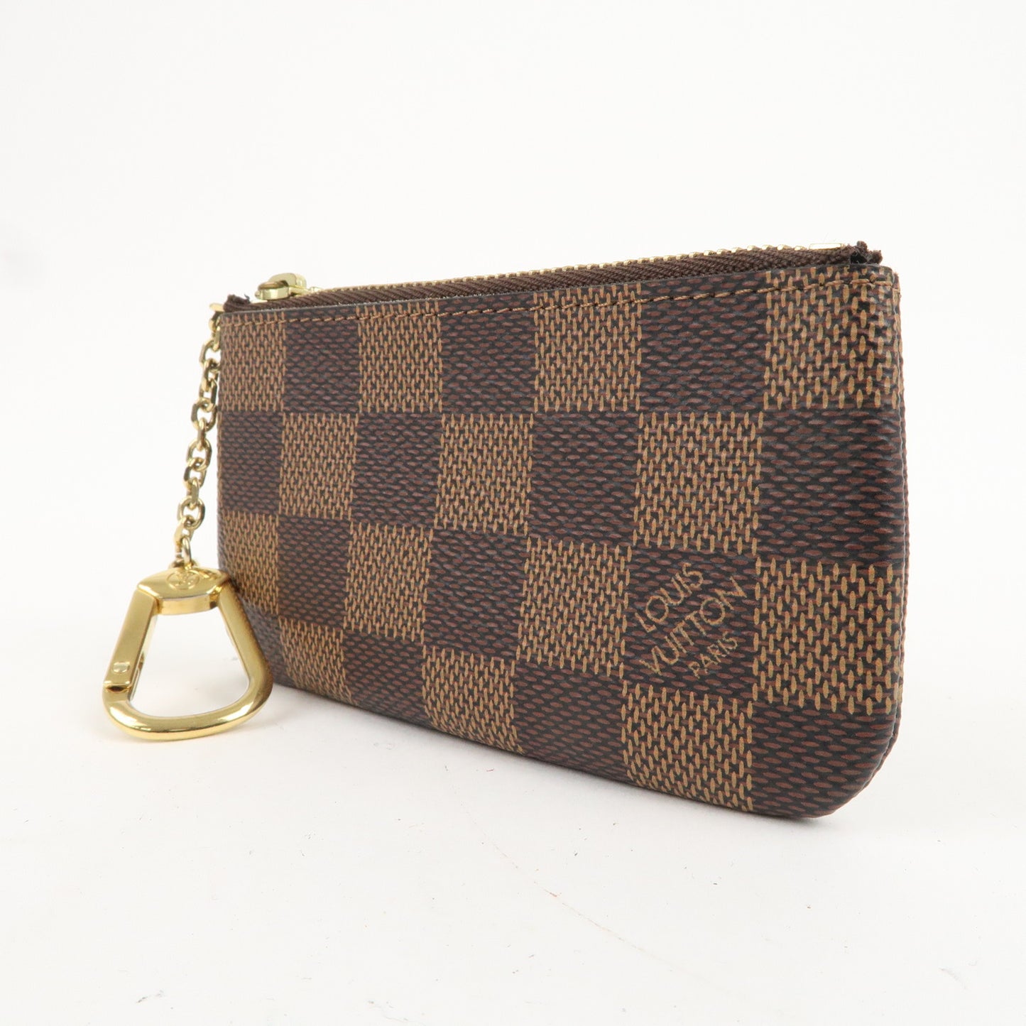 Louis Vuitton Damier Ebene Pochette Cles Coin Case N62658