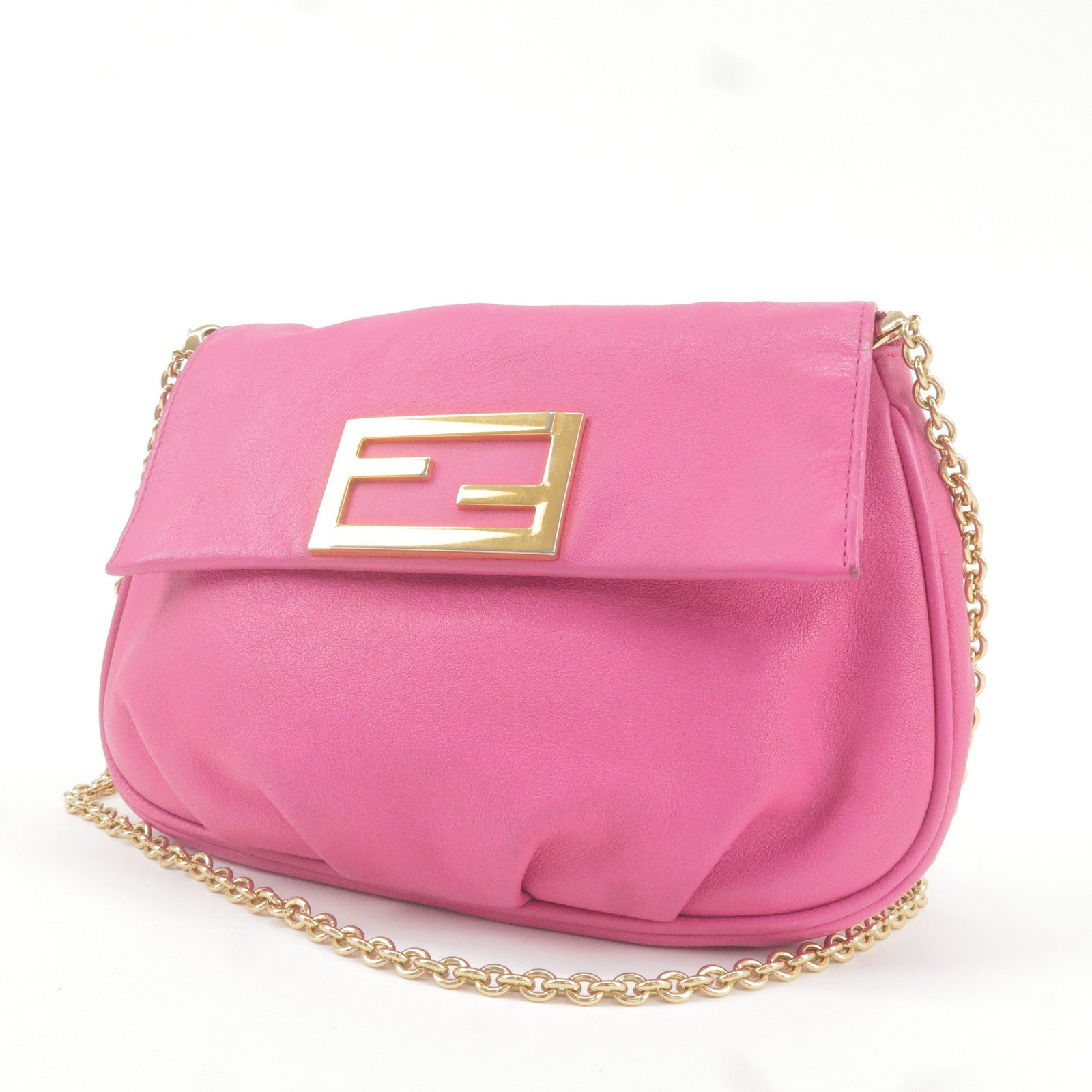 Shoulder bags Fendi - Kan U small mini-bag in yellow and pink -  8M0417A659F1B1I