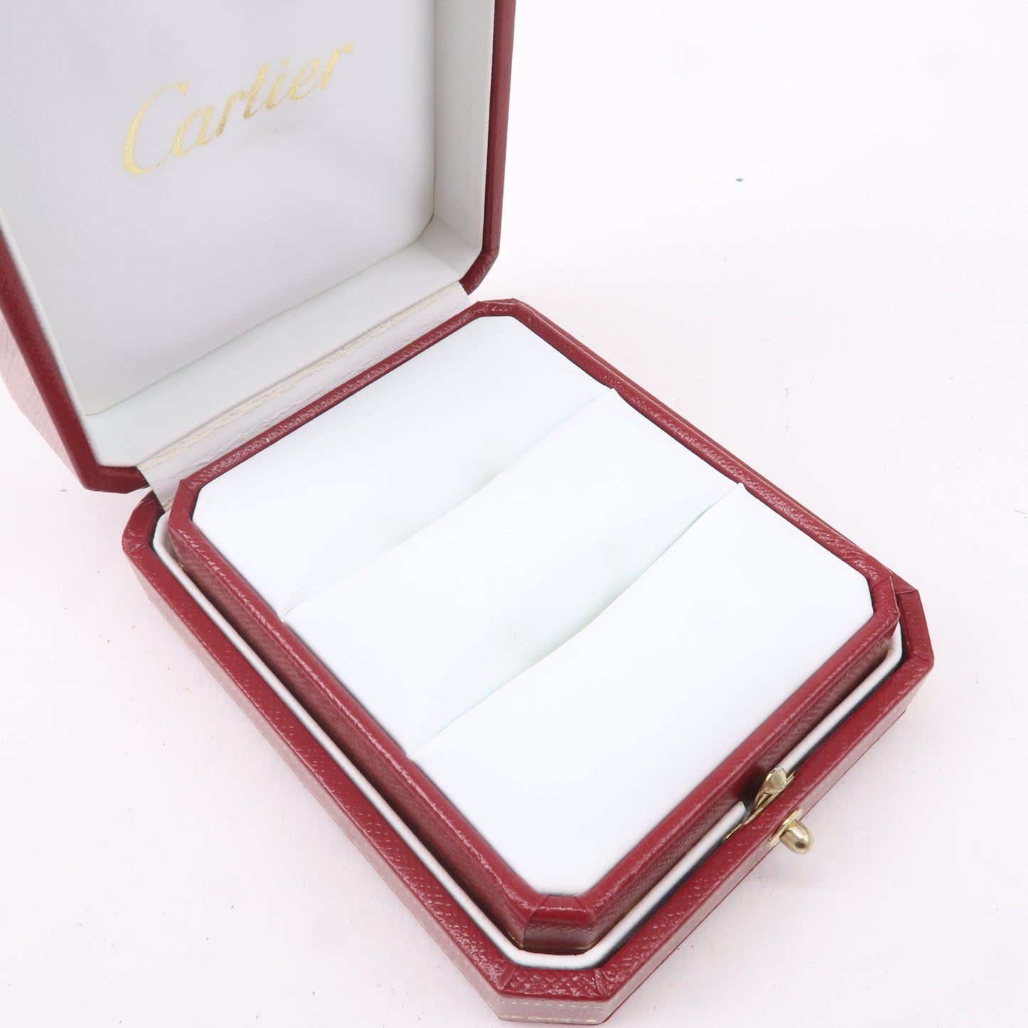 Cartier Set of 3 Jewelry Box  Pair Ring Box Jewelry Case Red