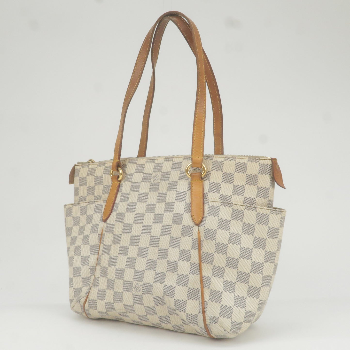Louis Vuitton Damier Azur Totally PM Tote Bag Hand Bag N41280