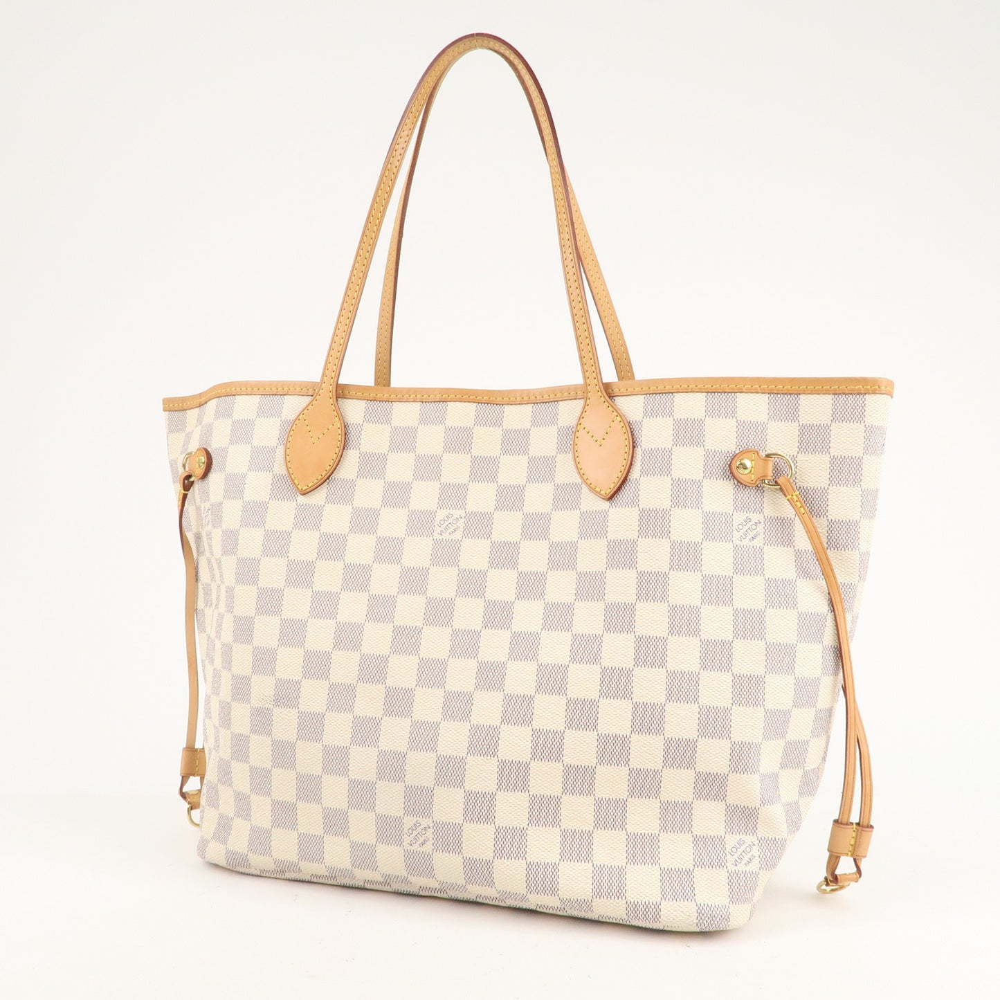 Louis Vuitton 2009 Pre-owned Damier Azur Neverfull mm Tote Bag - Neutrals