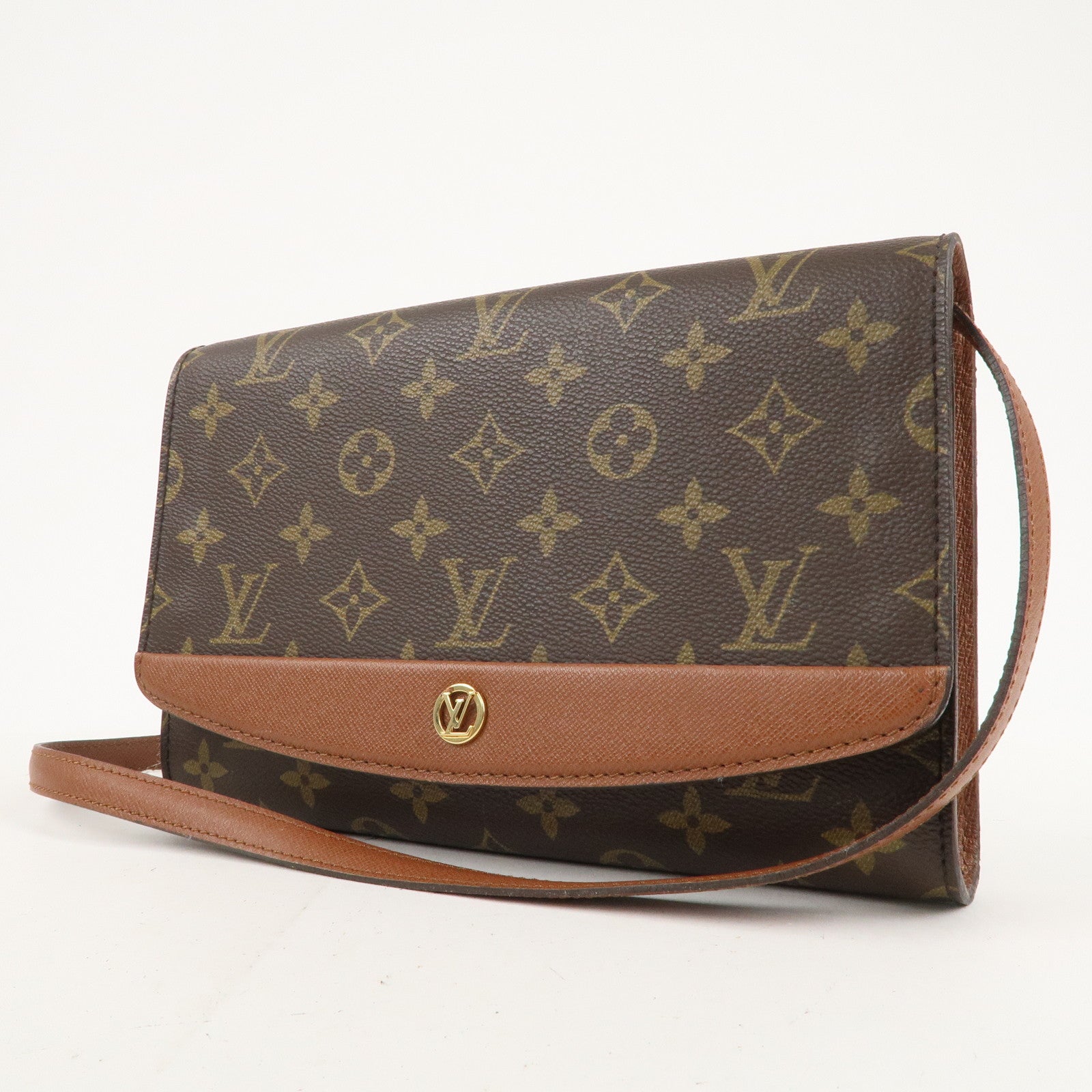 Shop Louis Vuitton Monogram 2WAY Leather Messenger & Shoulder Bags