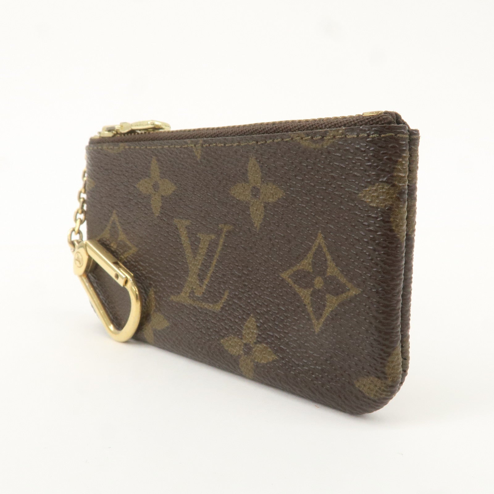 Louis Vuitton Monogram Pochette Cles Coin Case Key Case M62650