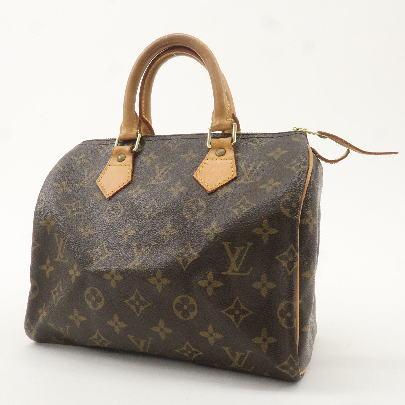 Louis Vuitton Monogram Speedy 25 Hand Bag Boston Bag M41528