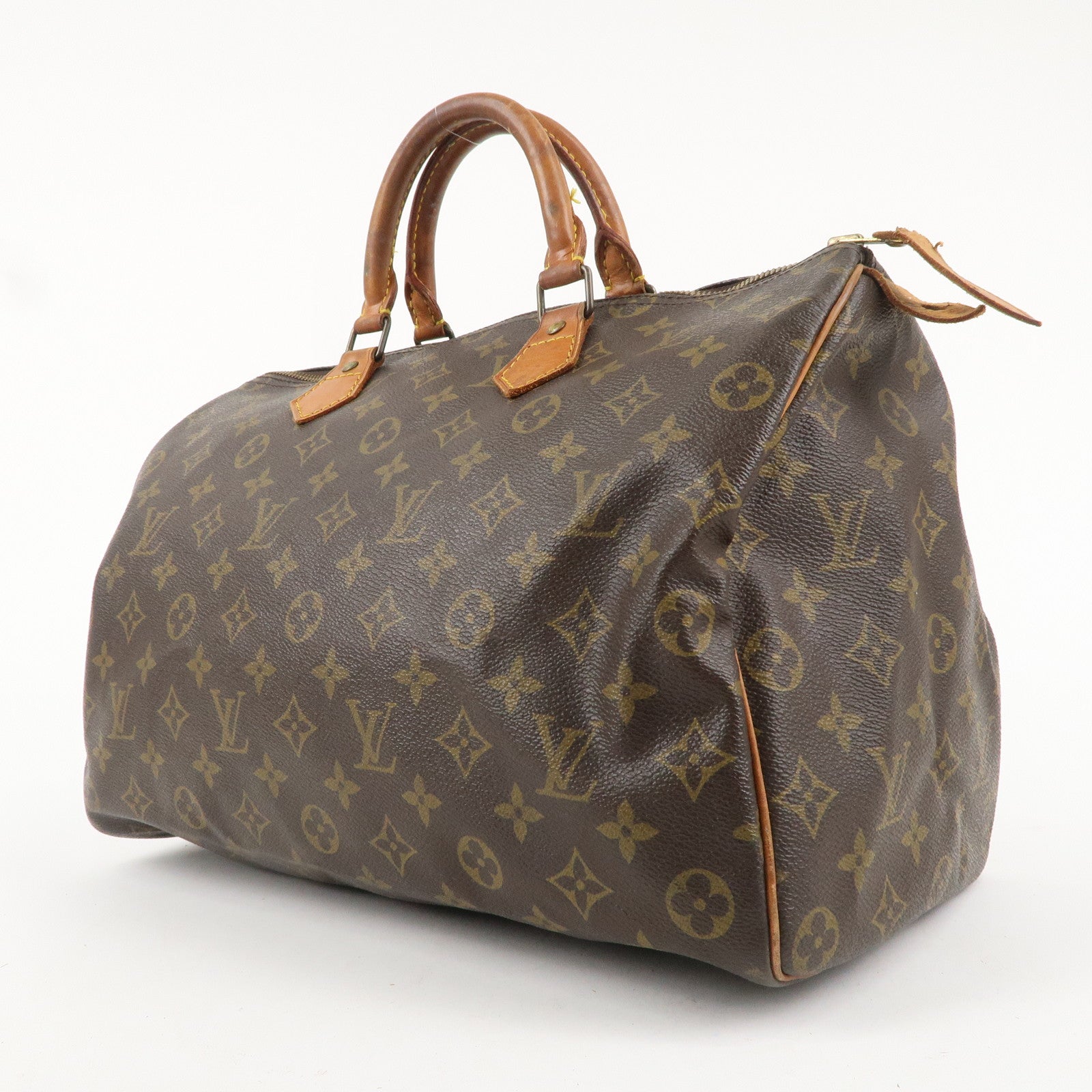 Louis Vuitton Monogram Speedy 35 Hand Bag Boston Bag M41524