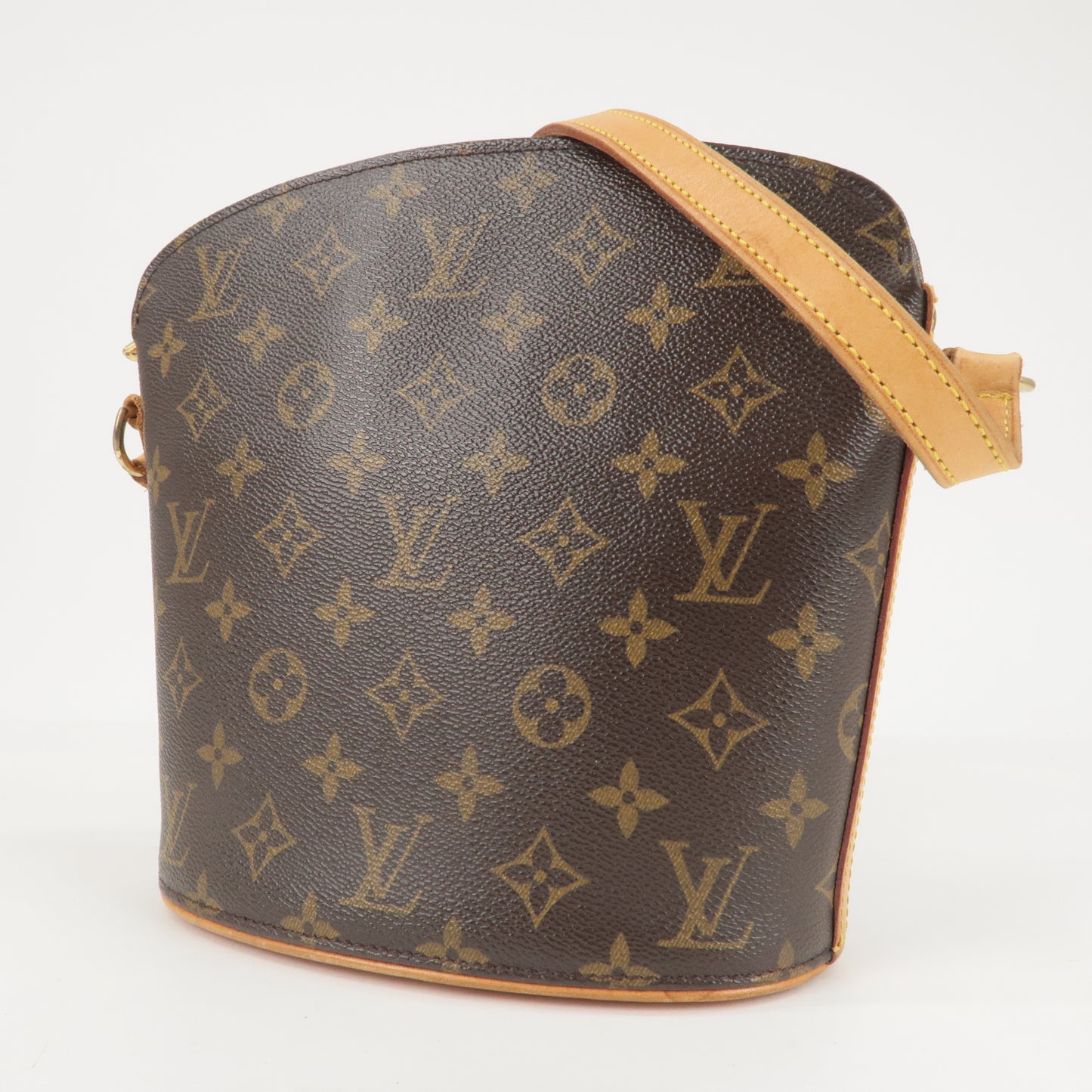 Auth Louis Vuitton Monogram Drouot Cross Body Shoulder Bag M51290