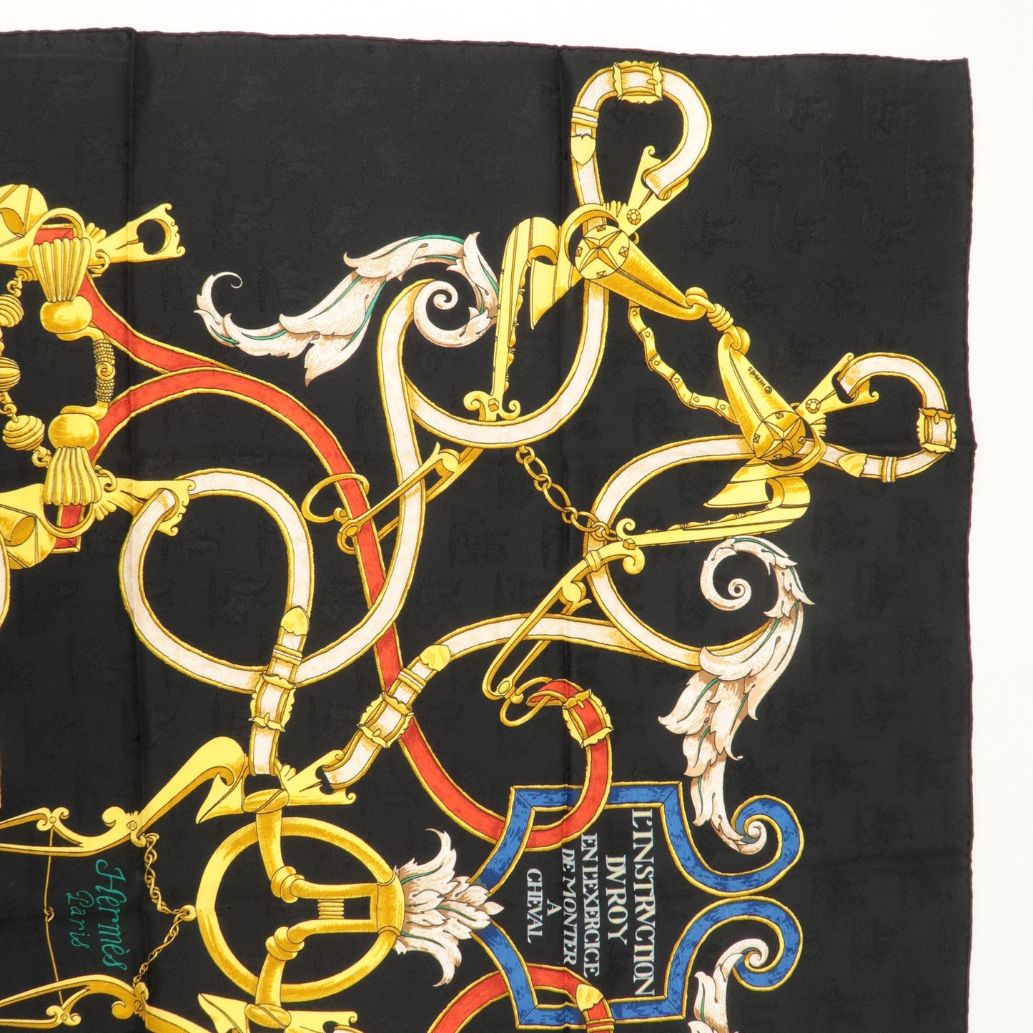 HERMES Carre 90 100% Silk Scarf Par Mefsire ANTOINE DE PLVVINEL