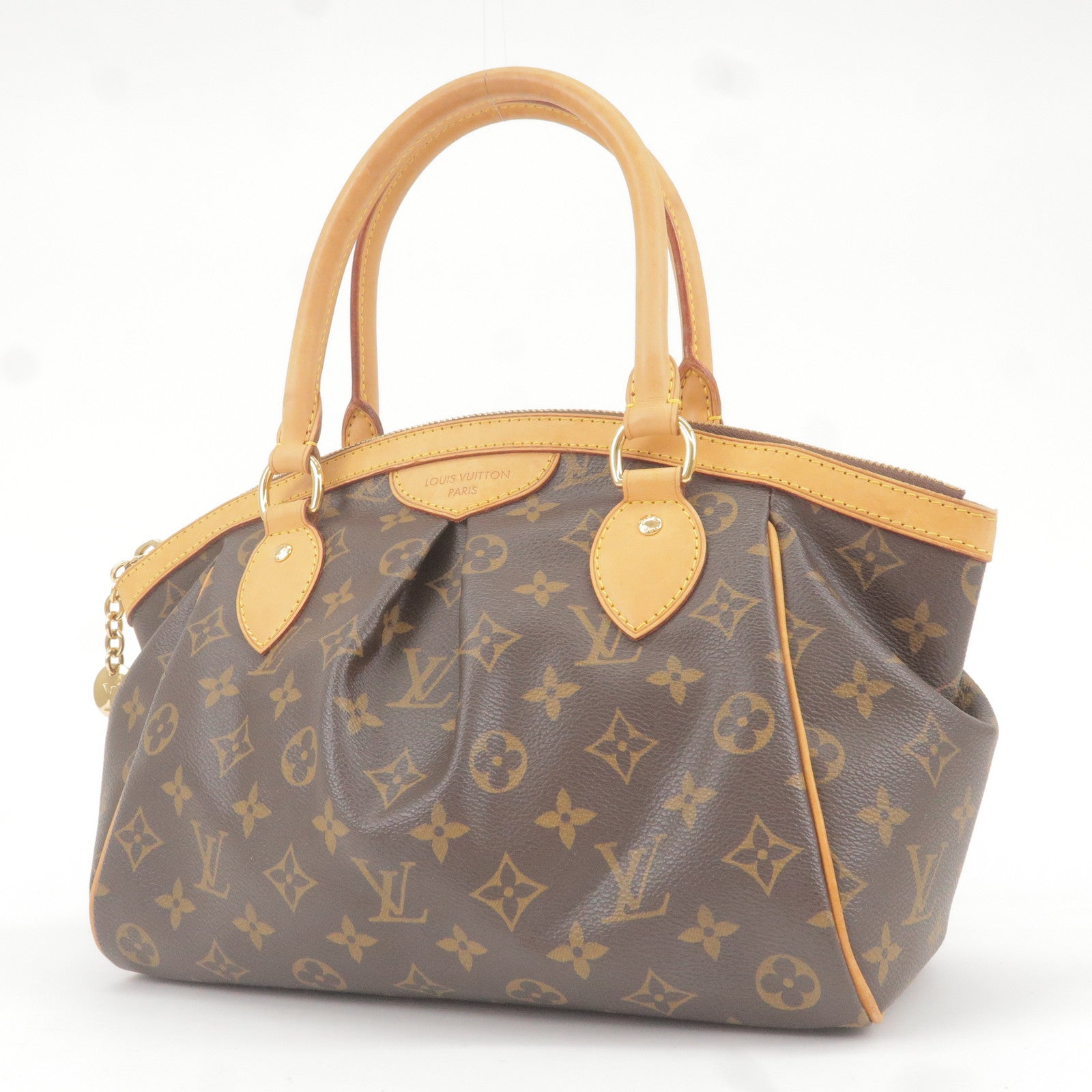 Louis Vuitton Eva N55213 Damier Ebene Canvas 2way Shoulder Handbag Brown  Gold